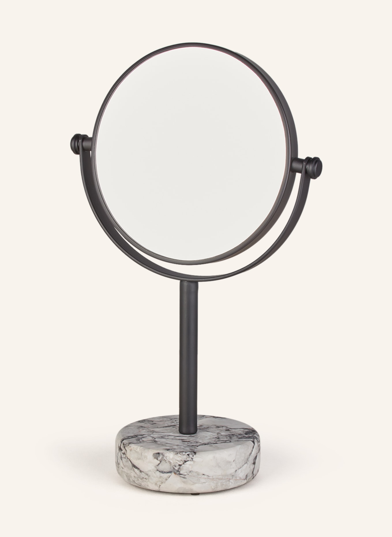 AQUANOVA Standing makeup mirror NERO, Color: CREAM (Image 1)