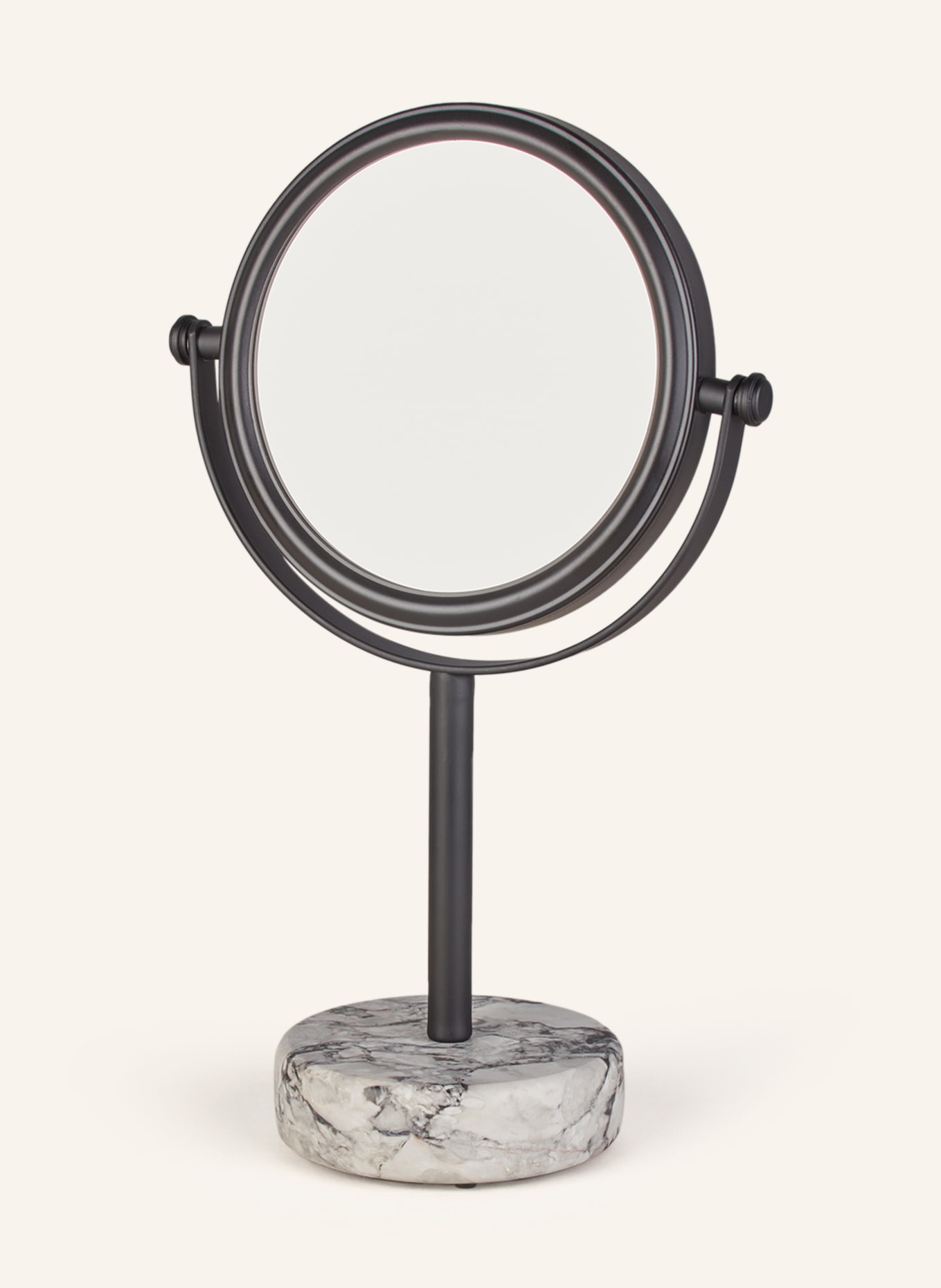 AQUANOVA Standing makeup mirror NERO, Color: CREAM (Image 2)
