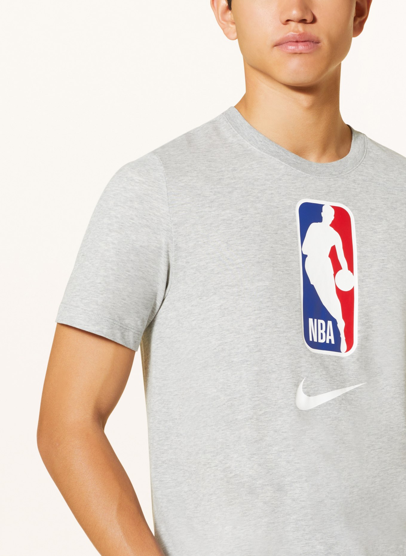 Nike T-Shirt DRI-FIT, Farbe: GRAU (Bild 4)