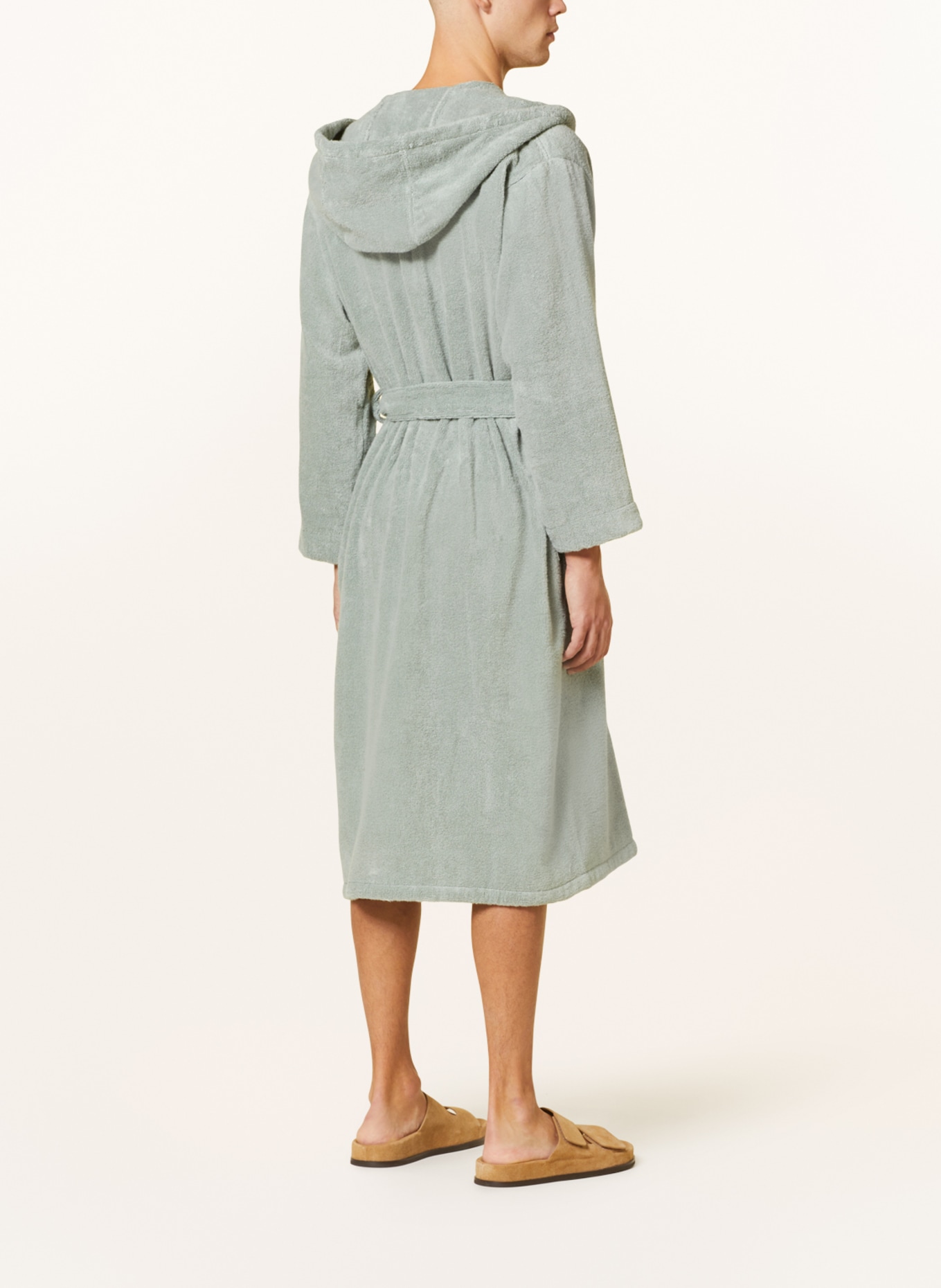 en VOGUE Unisex-Bademantel mit Kapuze: GRÜN