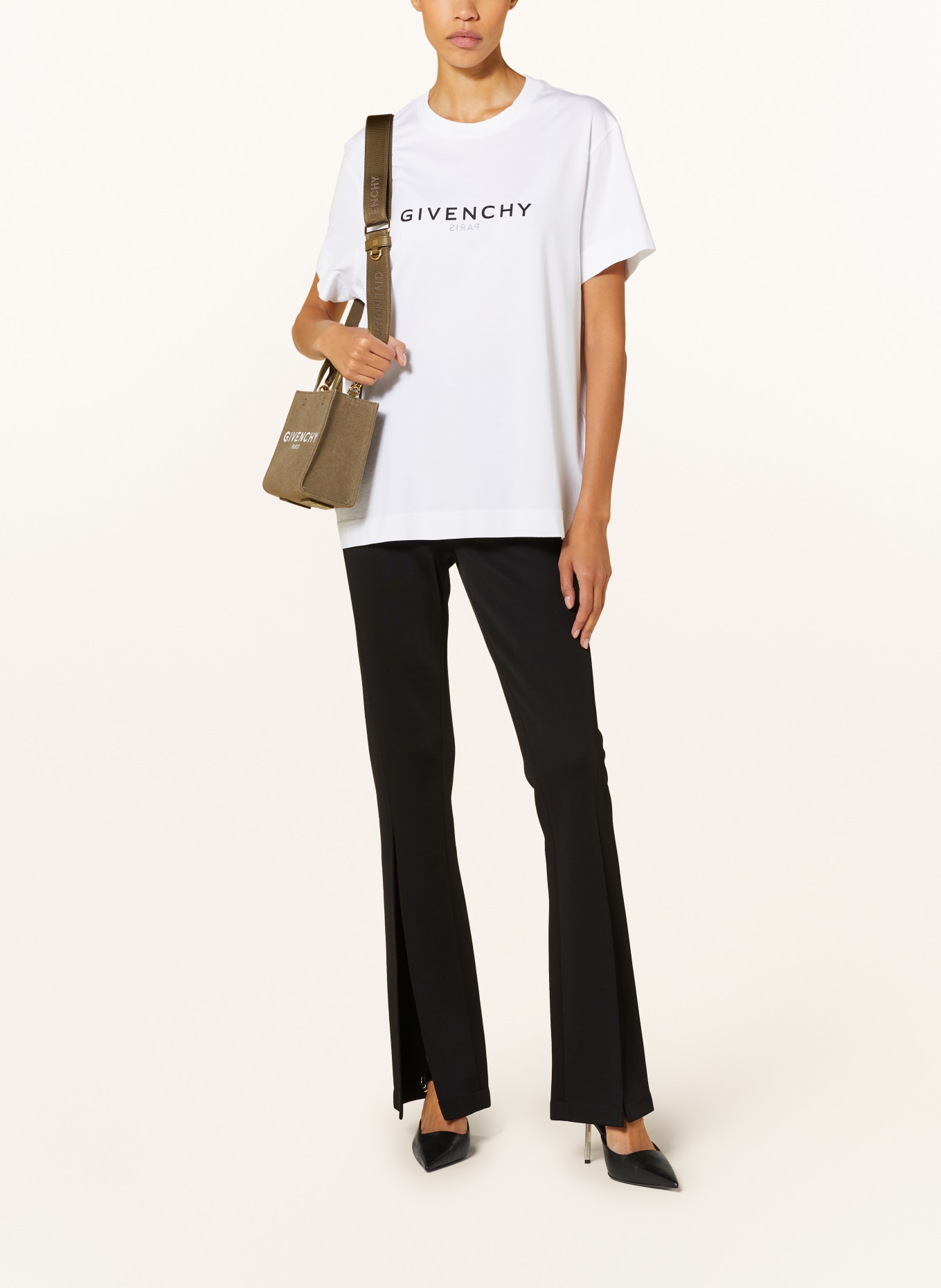 GIVENCHY T-shirt, Color: WHITE/ BLACK (Image 2)