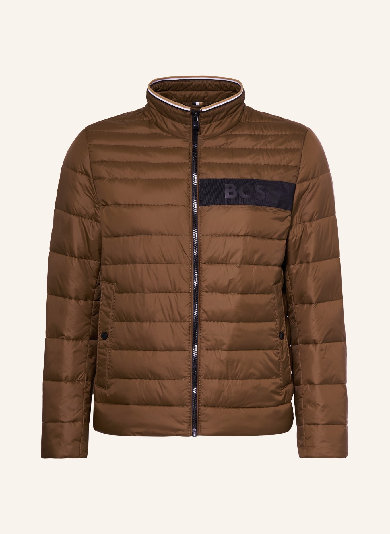 BOSS Quilted jacket DAROLUS, Color: BROWN (Image 1)