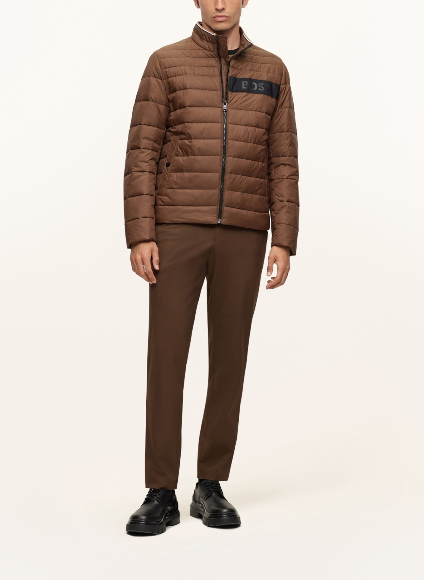 BOSS Quilted jacket DAROLUS, Color: BROWN (Image 2)