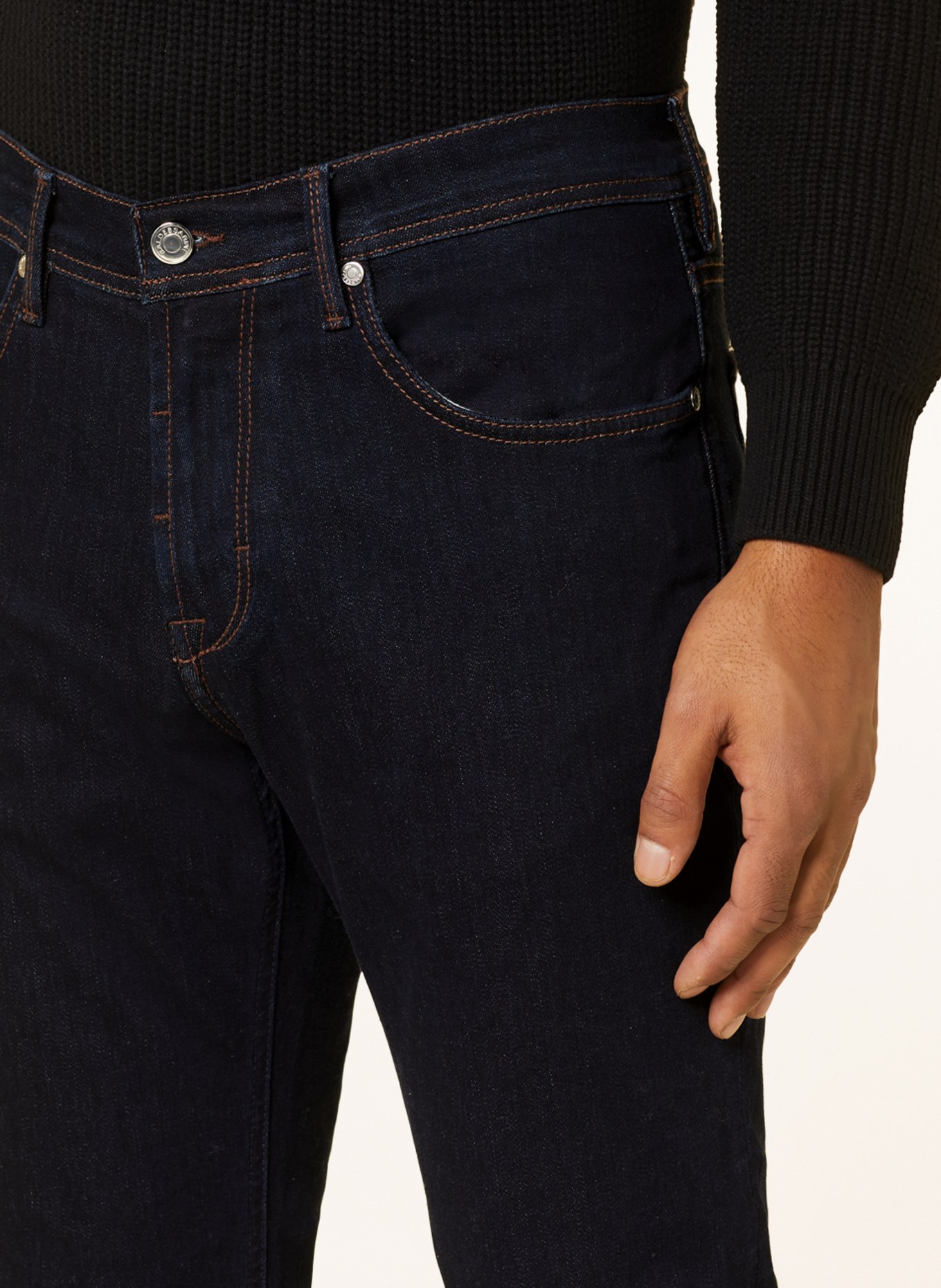 BALDESSARINI Jeans Regular Fit, Farbe: 6811 dark blue stonewash (Bild 5)