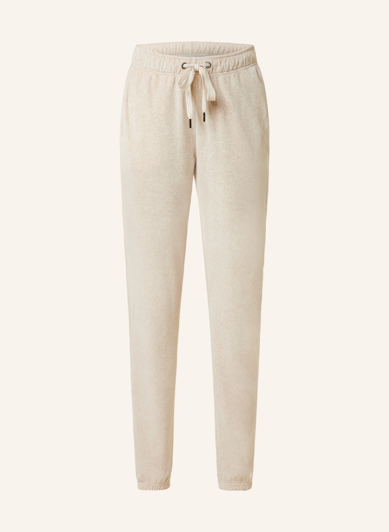 Juvia Velour trousers , Color: BEIGE (Image 1)