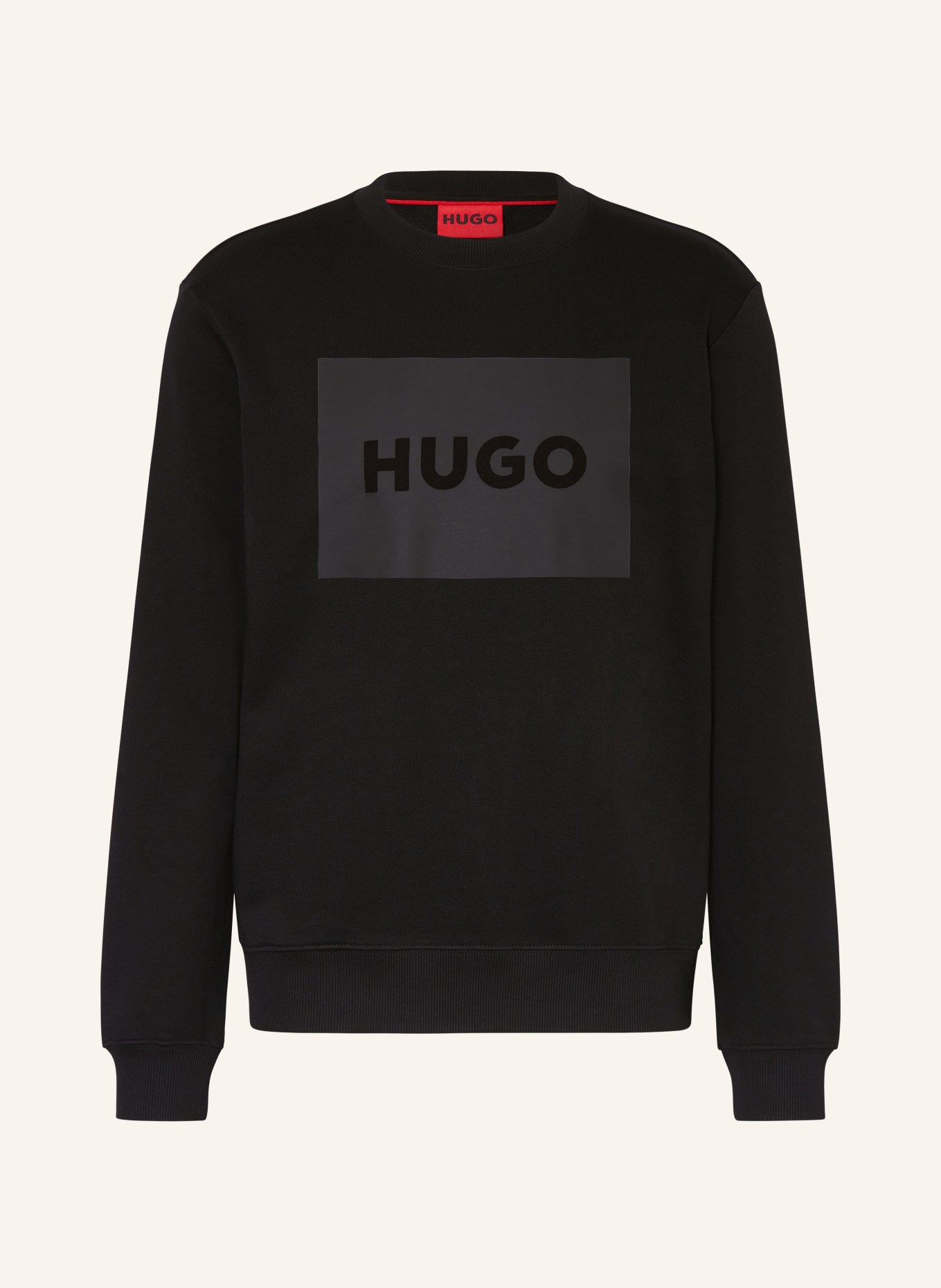 HUGO Sweatshirt DURAGOL, Color: BLACK (Image 1)