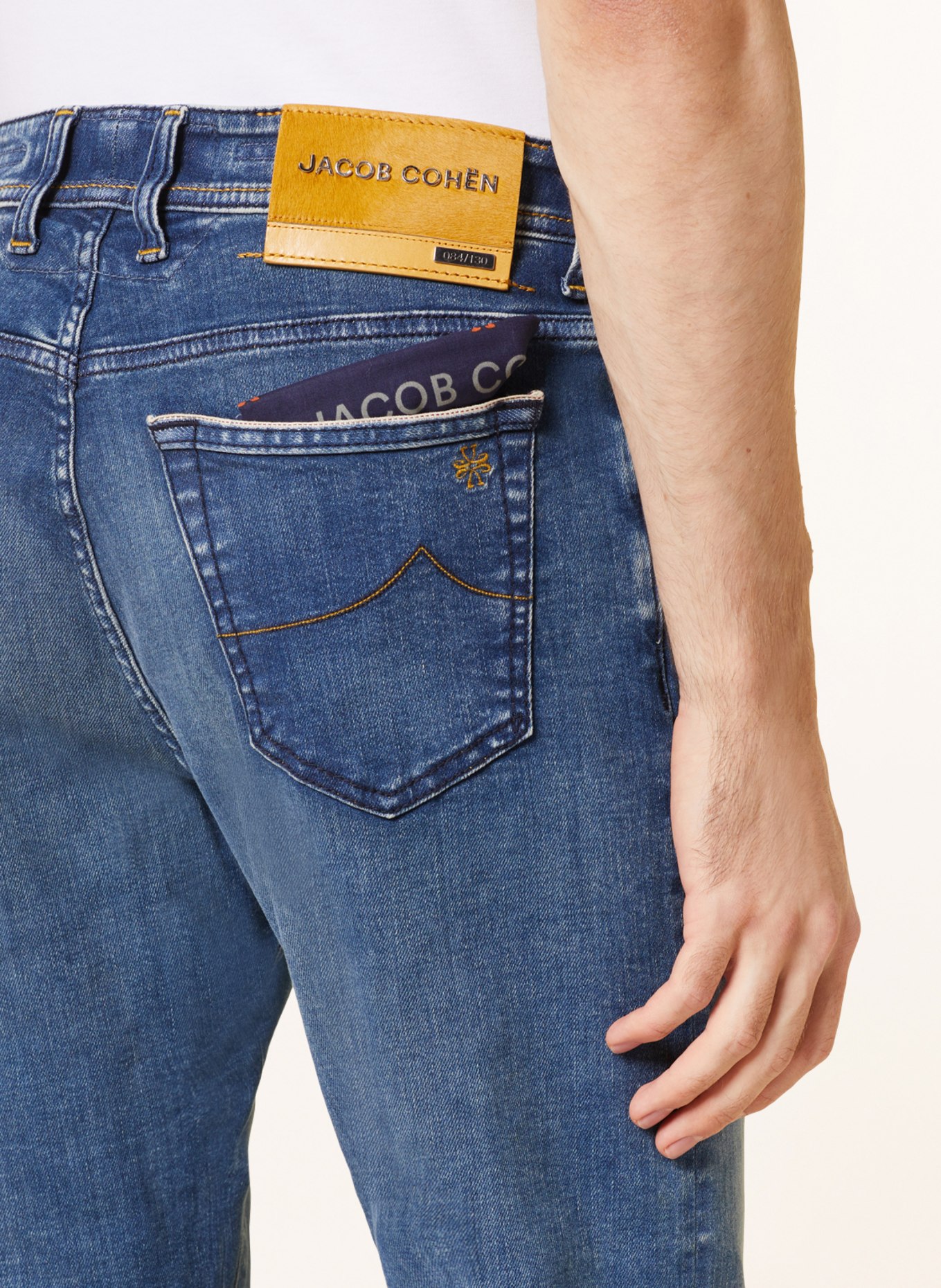 JACOB COHEN Jeans BARD LIMITED Regular Fit, Farbe: 552D Mid Blue Vintage (Bild 6)