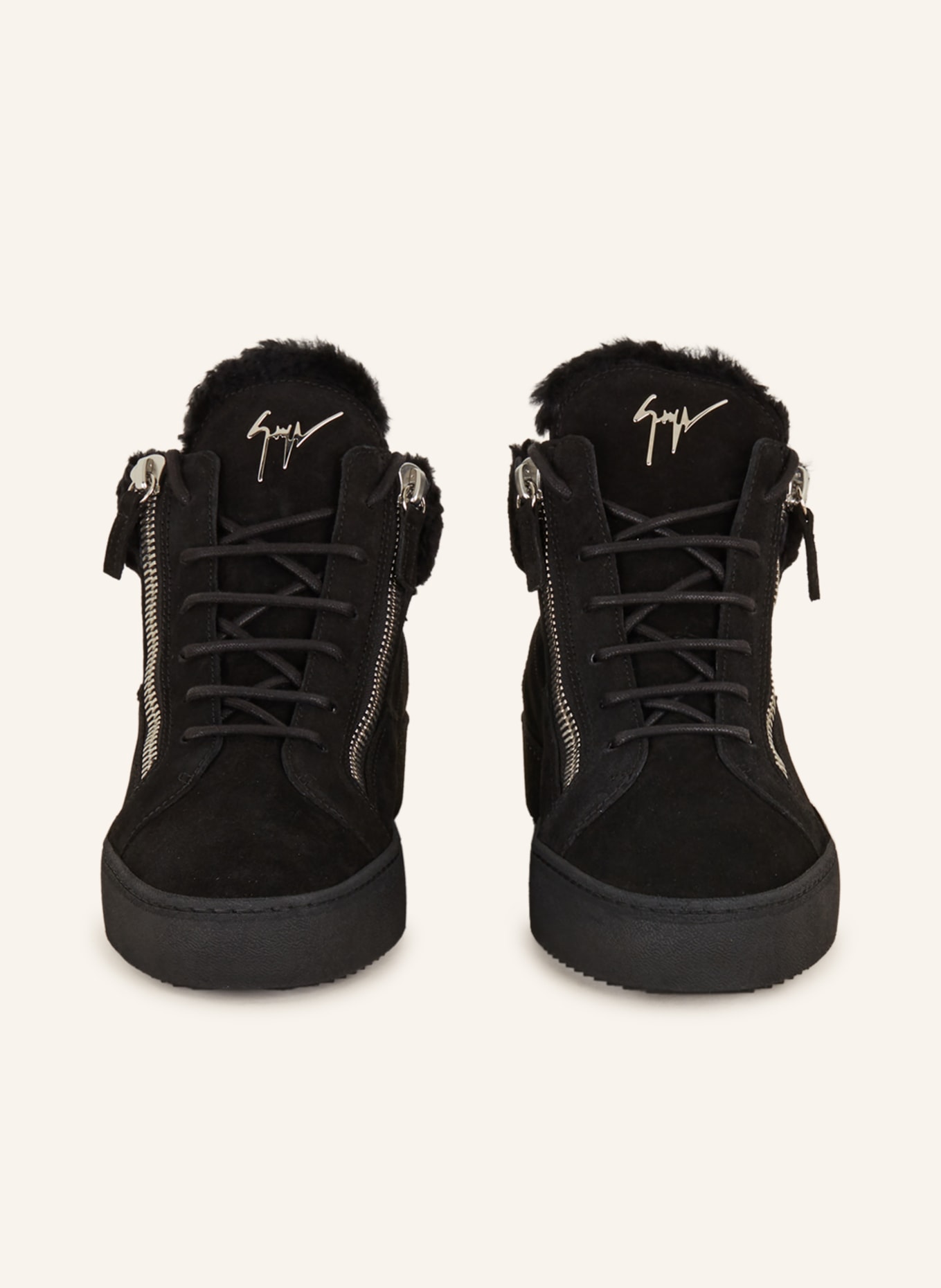 GIUSEPPE ZANOTTI DESIGN High-top sneakers, Color: BLACK (Image 3)