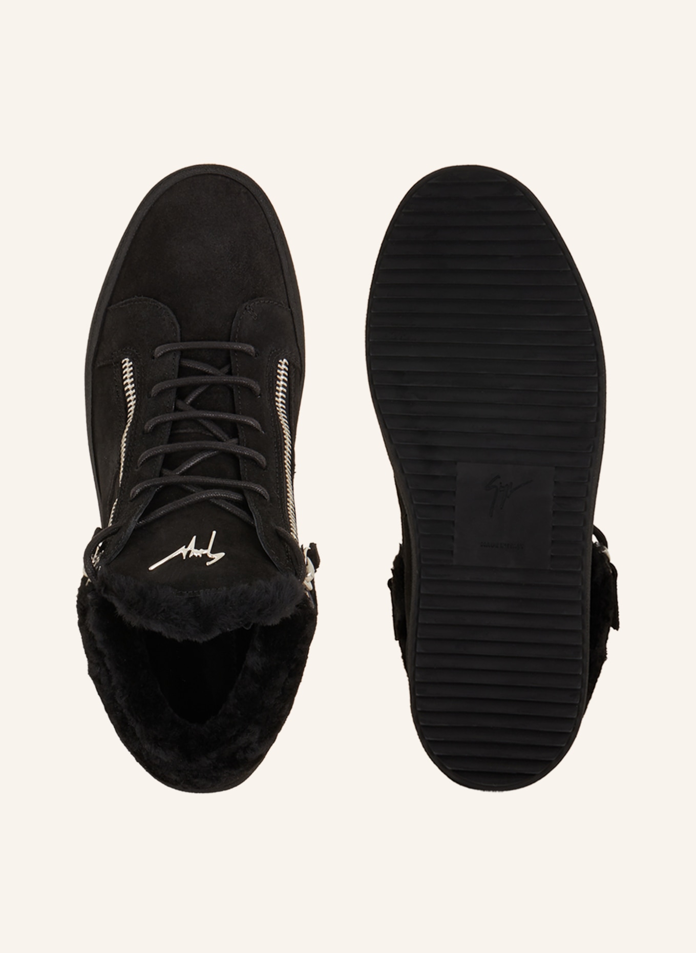 GIUSEPPE ZANOTTI DESIGN High-top sneakers, Color: BLACK (Image 6)
