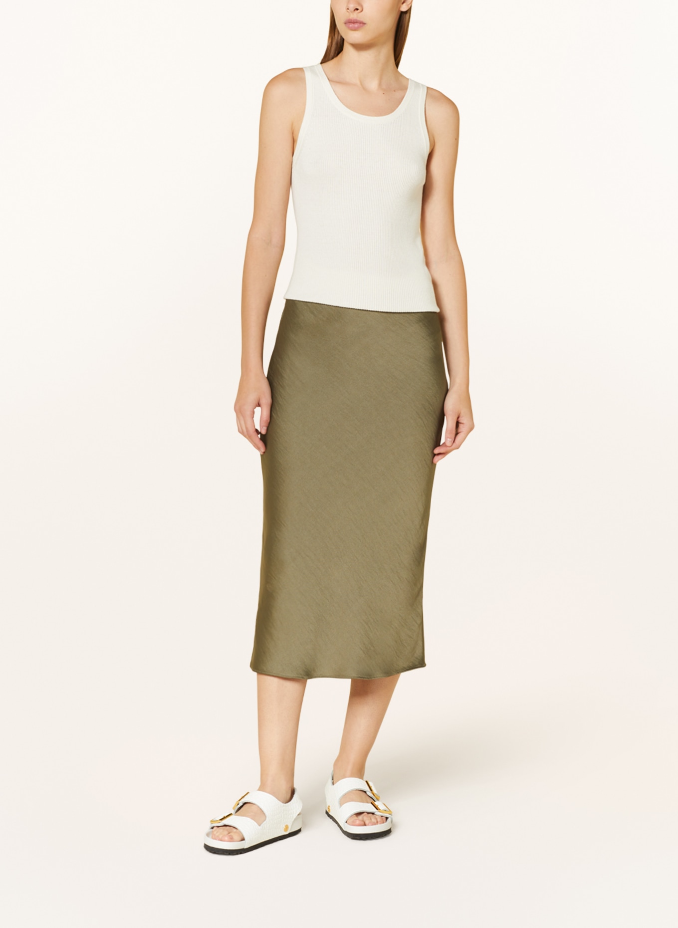 SAMSØE  SAMSØE Skirt AGNETA, Color: OLIVE (Image 2)