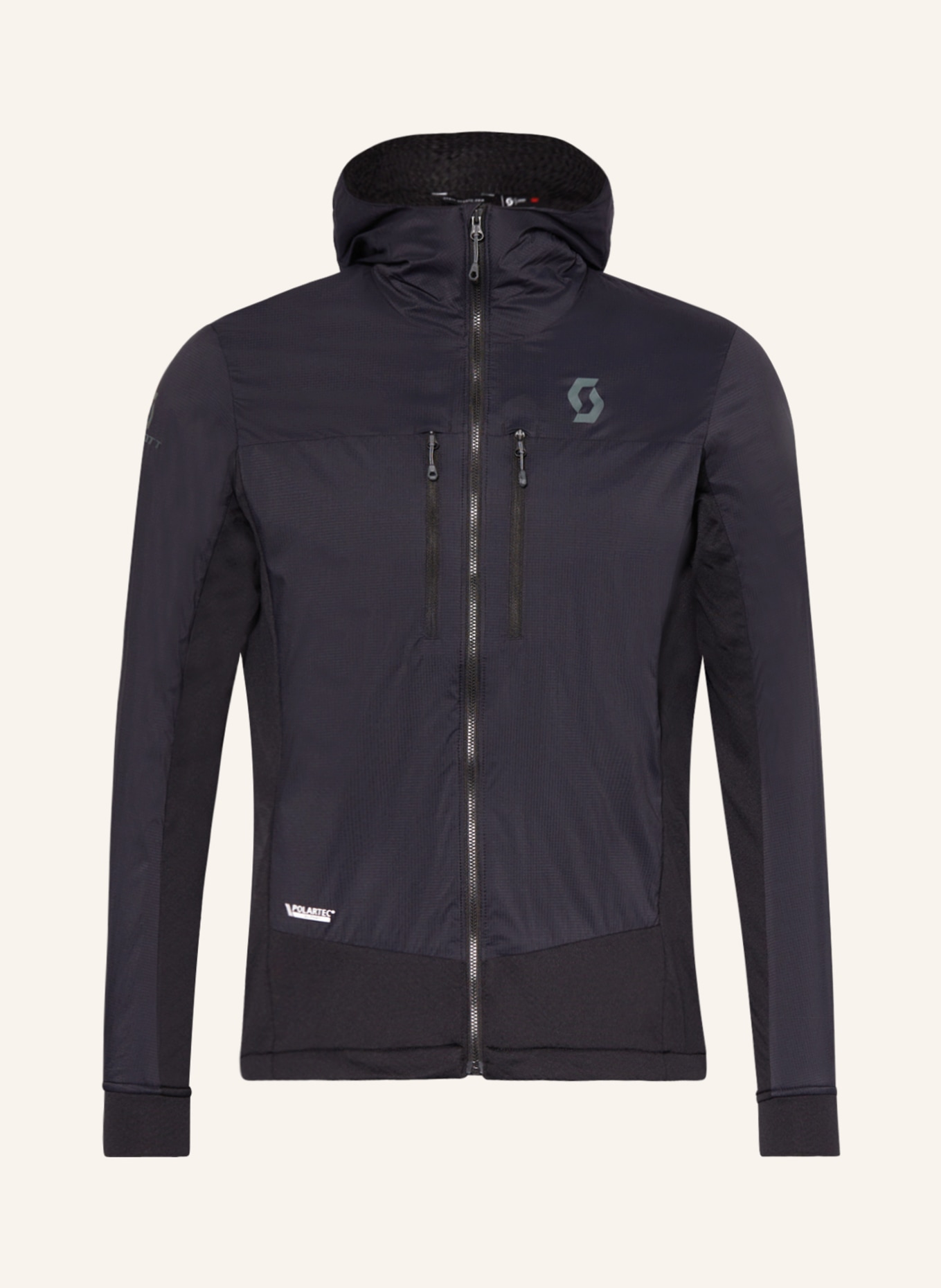 SCOTT Mid layer jacket EXPLORAIR ALPHA in black