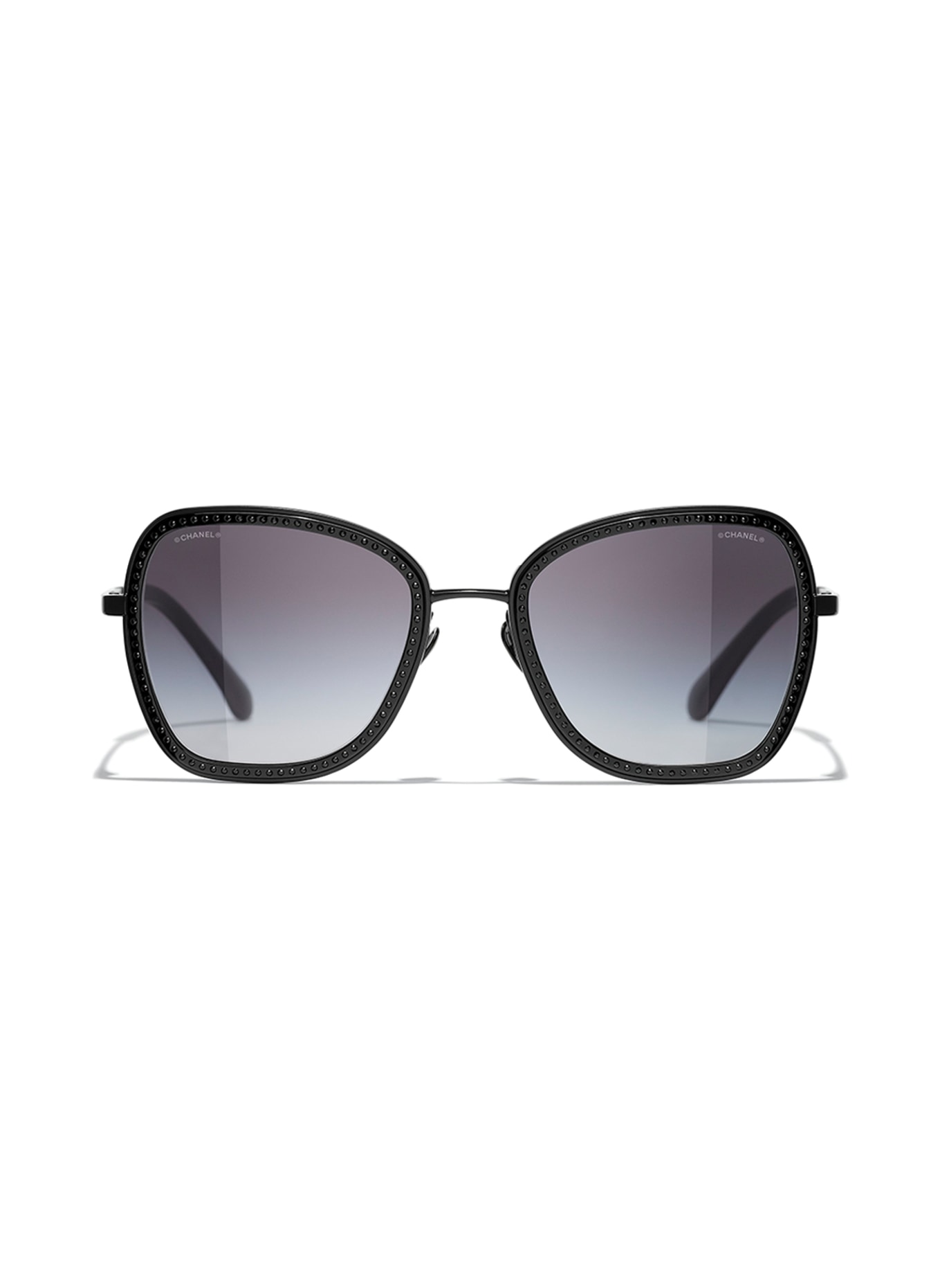 CHANEL Square sunglasses, Color: C101S6 - BLACK/ GRAY GRADIENT (Image 2)