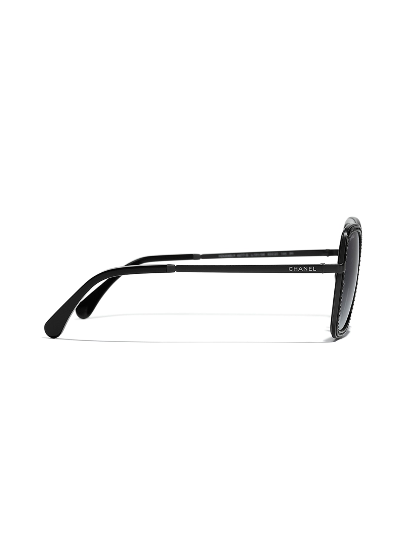 CHANEL Square sunglasses, Color: C101S6 - BLACK/ GRAY GRADIENT (Image 3)