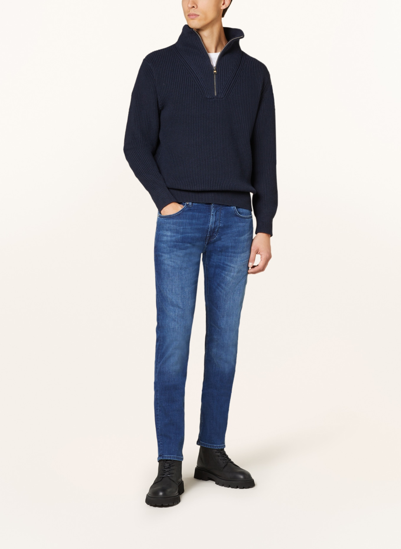 BALDESSARINI Jeans Regular Fit, Farbe: 6825 blue used whisker (Bild 2)