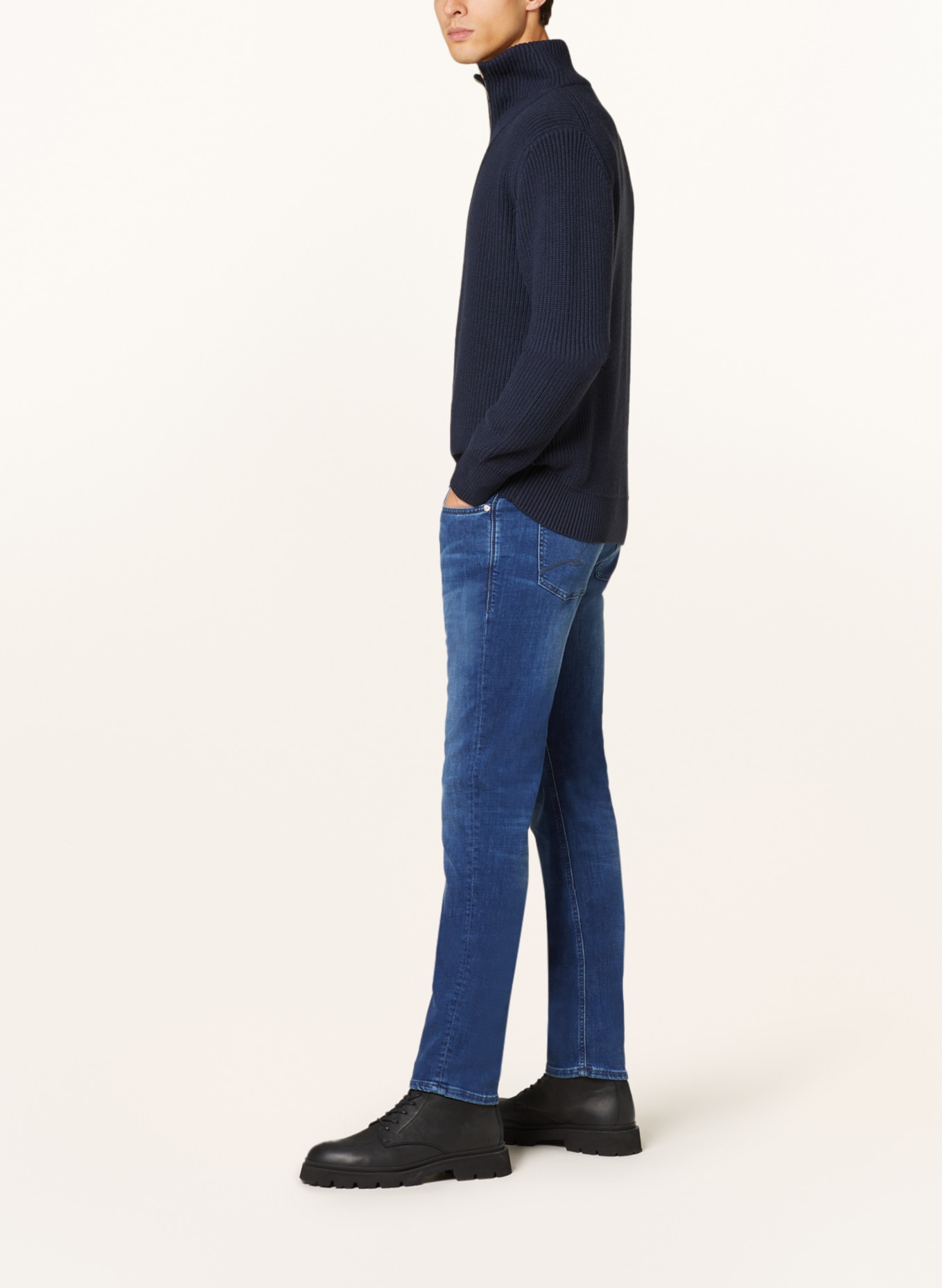 BALDESSARINI Jeans Regular Fit, Farbe: 6825 blue used whisker (Bild 4)