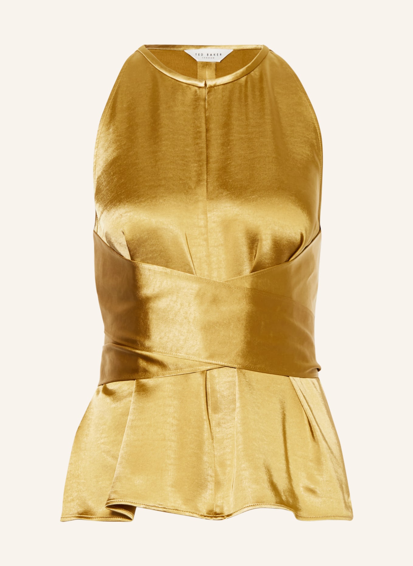 TED BAKER Blusentop MIKELLE , Farbe: GOLD (Bild 1)