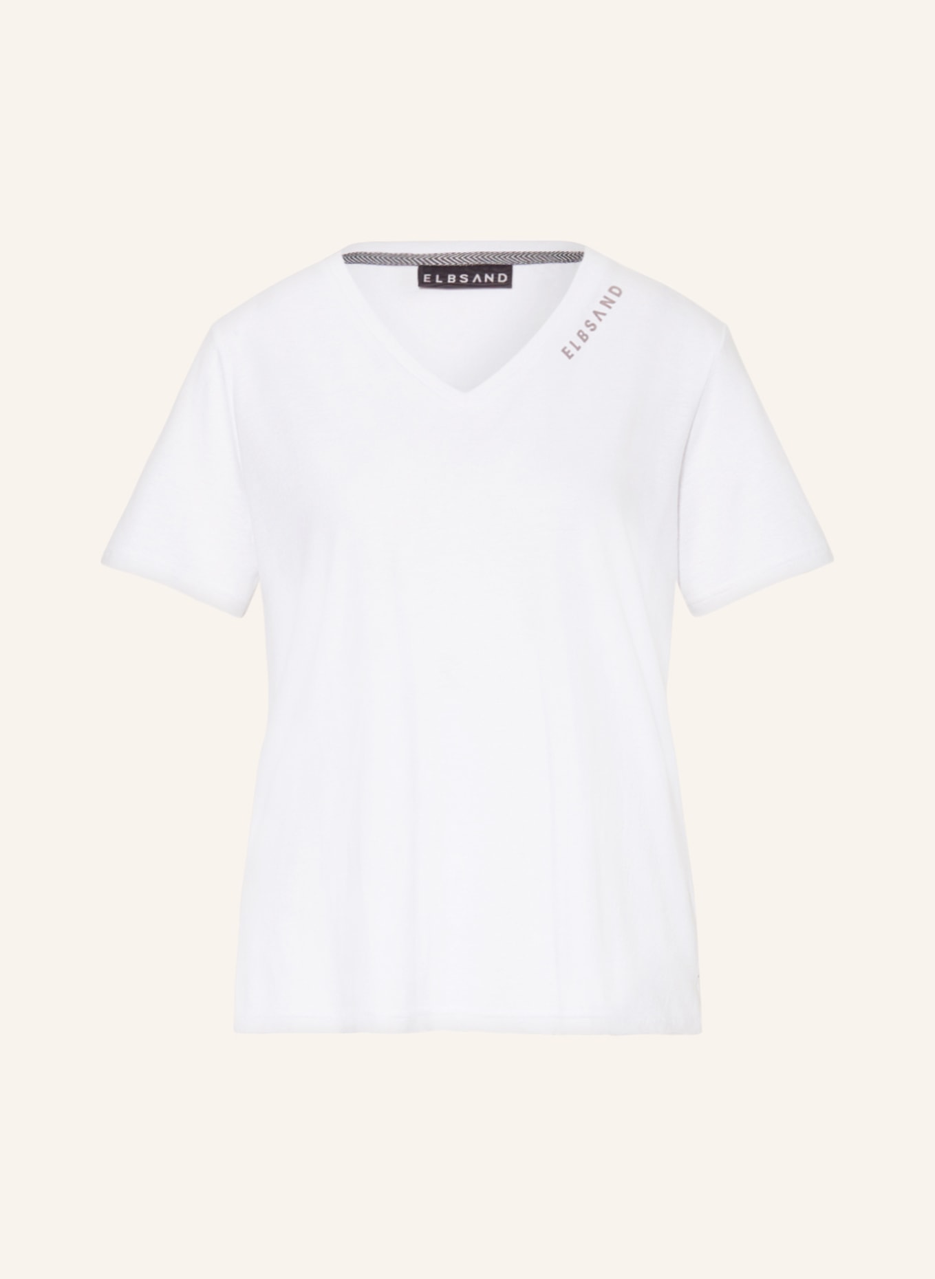 ELBSAND T-shirt TALYN, Color: WHITE (Image 1)