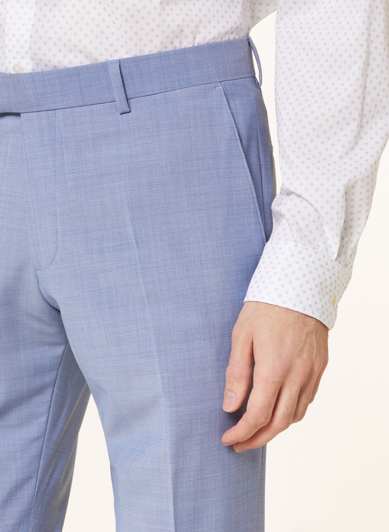 STRELLSON Anzughose MADDEN 2.0 Extra Slim Fit: 447 TurquoiseAqua              447