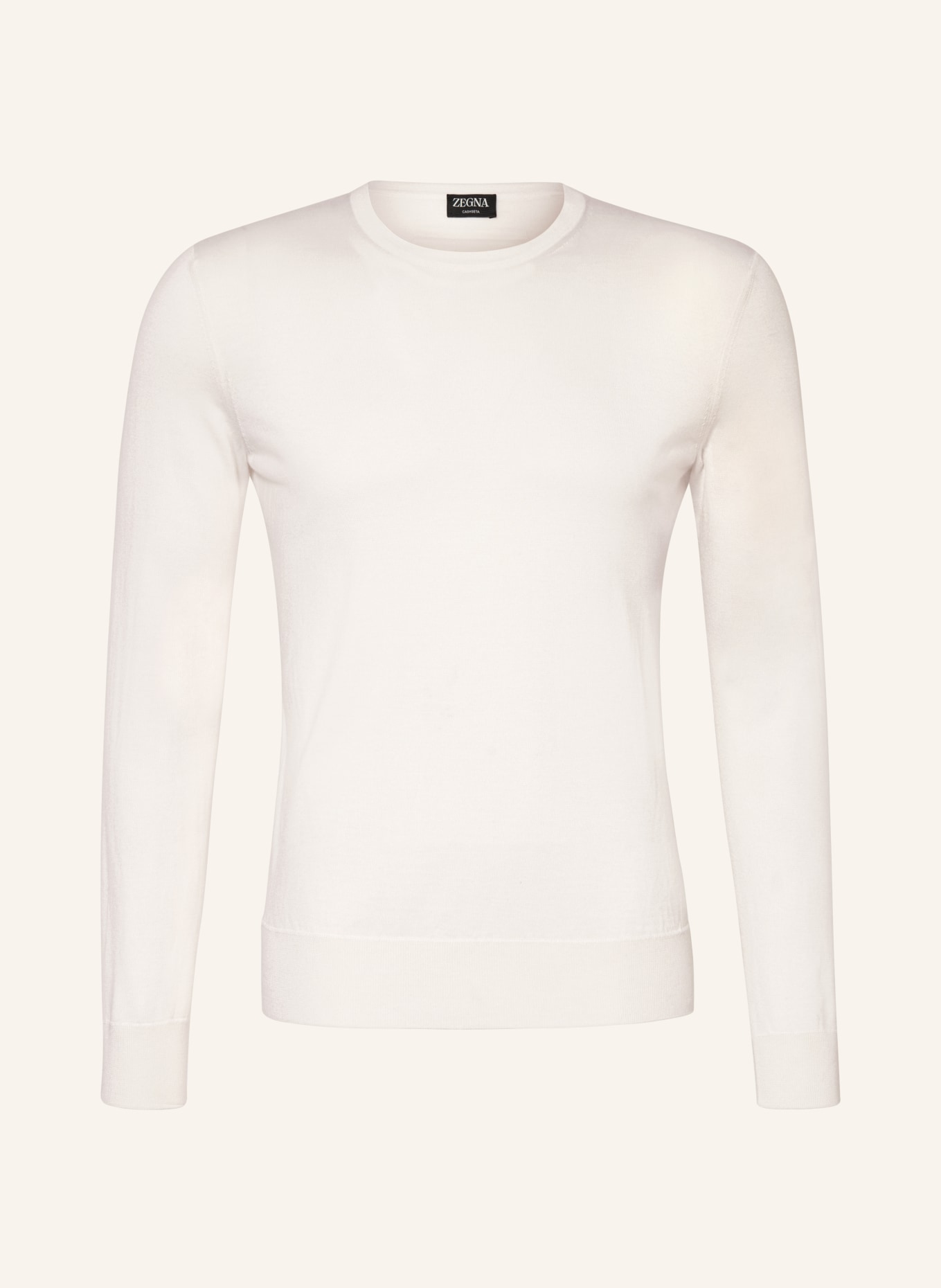 ZEGNA Cashmere sweater with silk , Color: ECRU (Image 1)