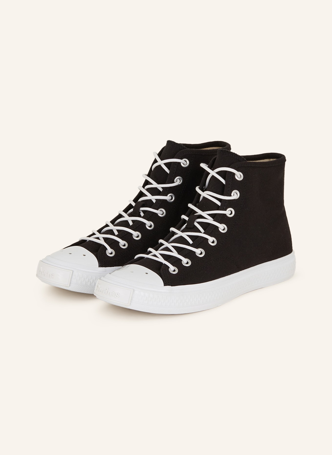Acne Studios High-top sneakers , Color: BLACK/ WHITE (Image 1)