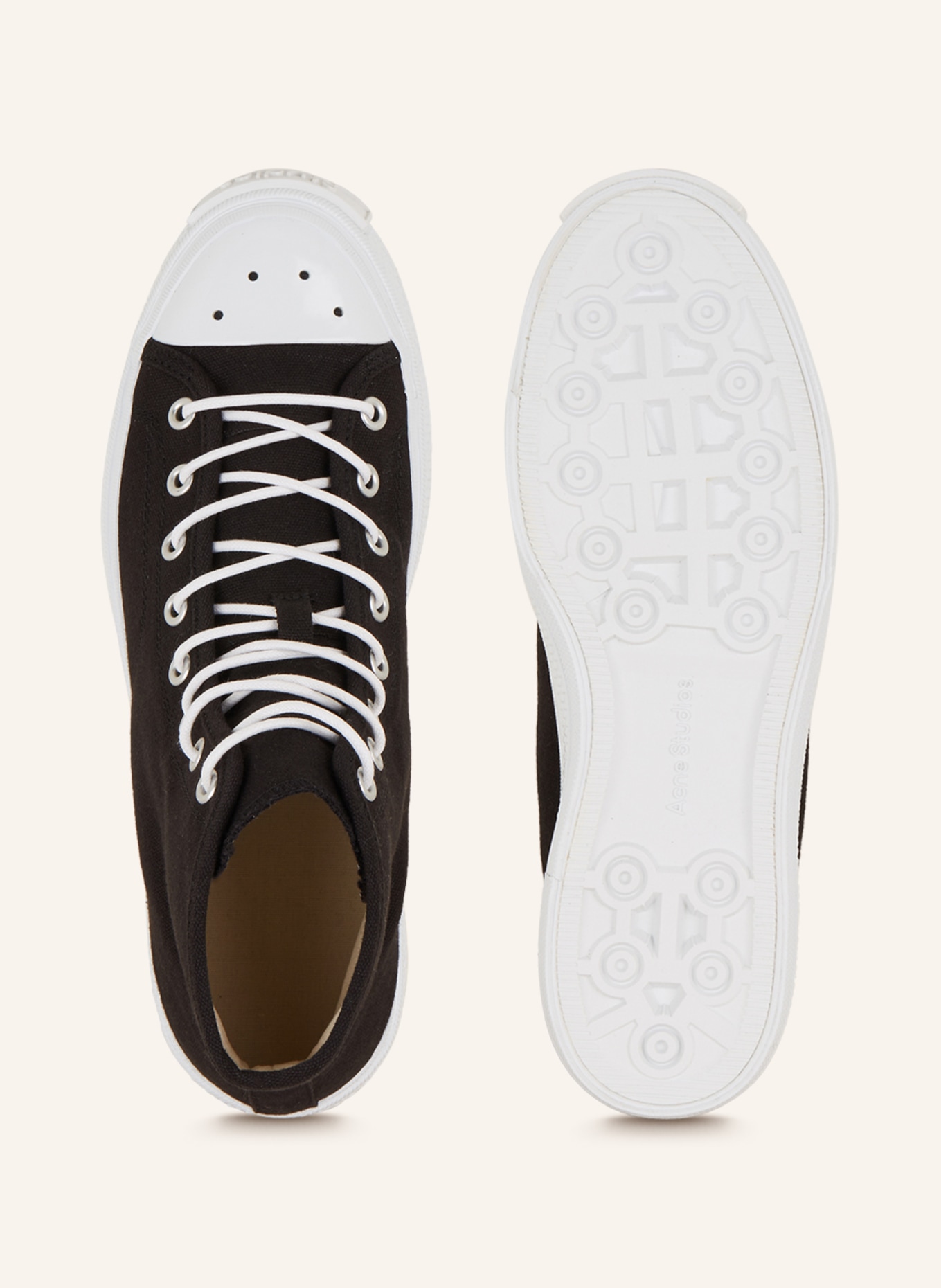 Acne Studios High-top sneakers , Color: BLACK/ WHITE (Image 5)