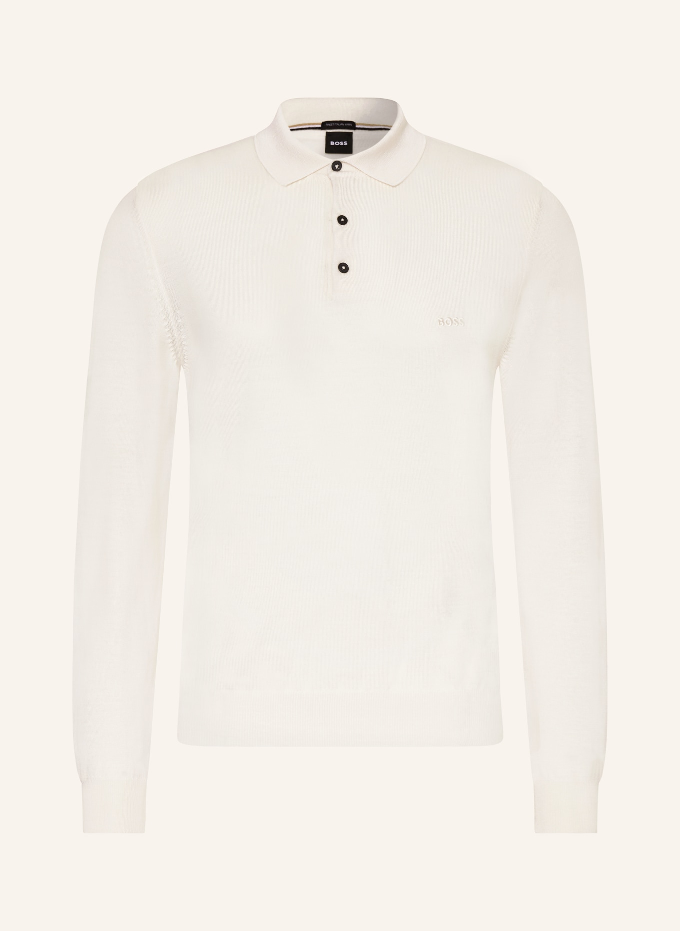 BOSS Knit polo shirt BONO , Color: WHITE (Image 1)