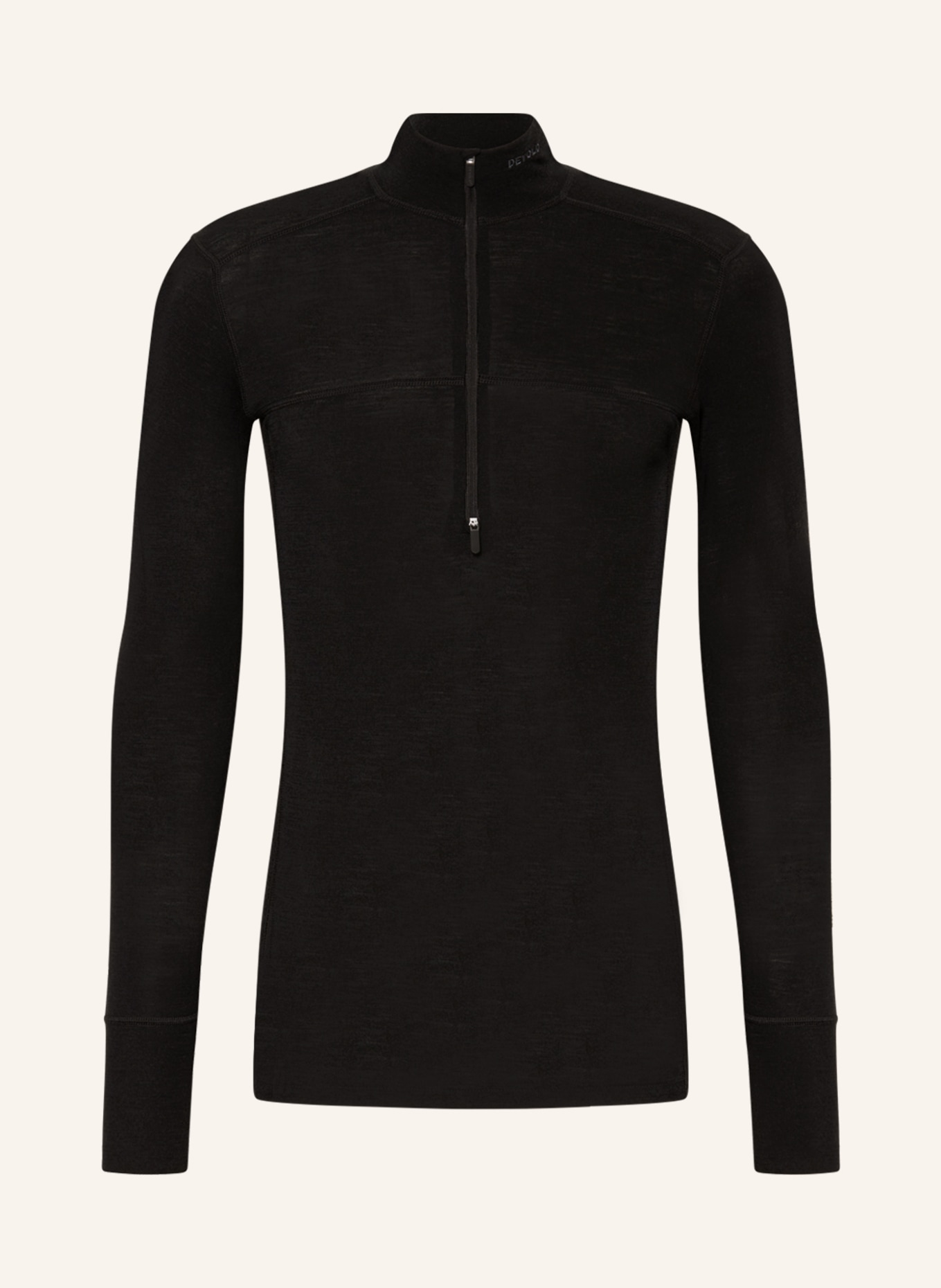 DEVOLD Functional underwear shirt LAUPAREN MERINO 190 with mesh, Color: BLACK (Image 1)
