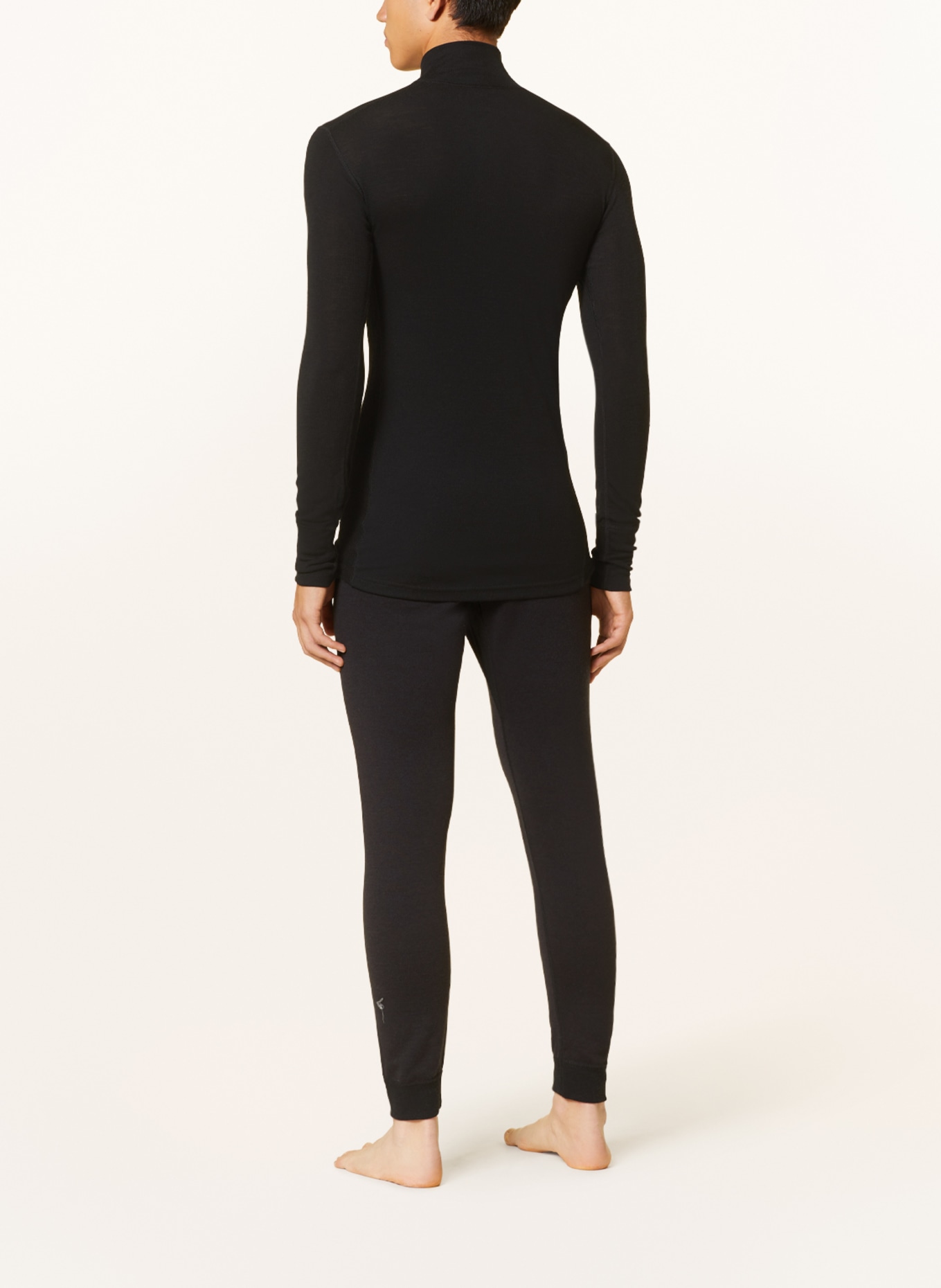 DEVOLD Functional underwear shirt LAUPAREN MERINO 190 with mesh, Color: BLACK (Image 3)