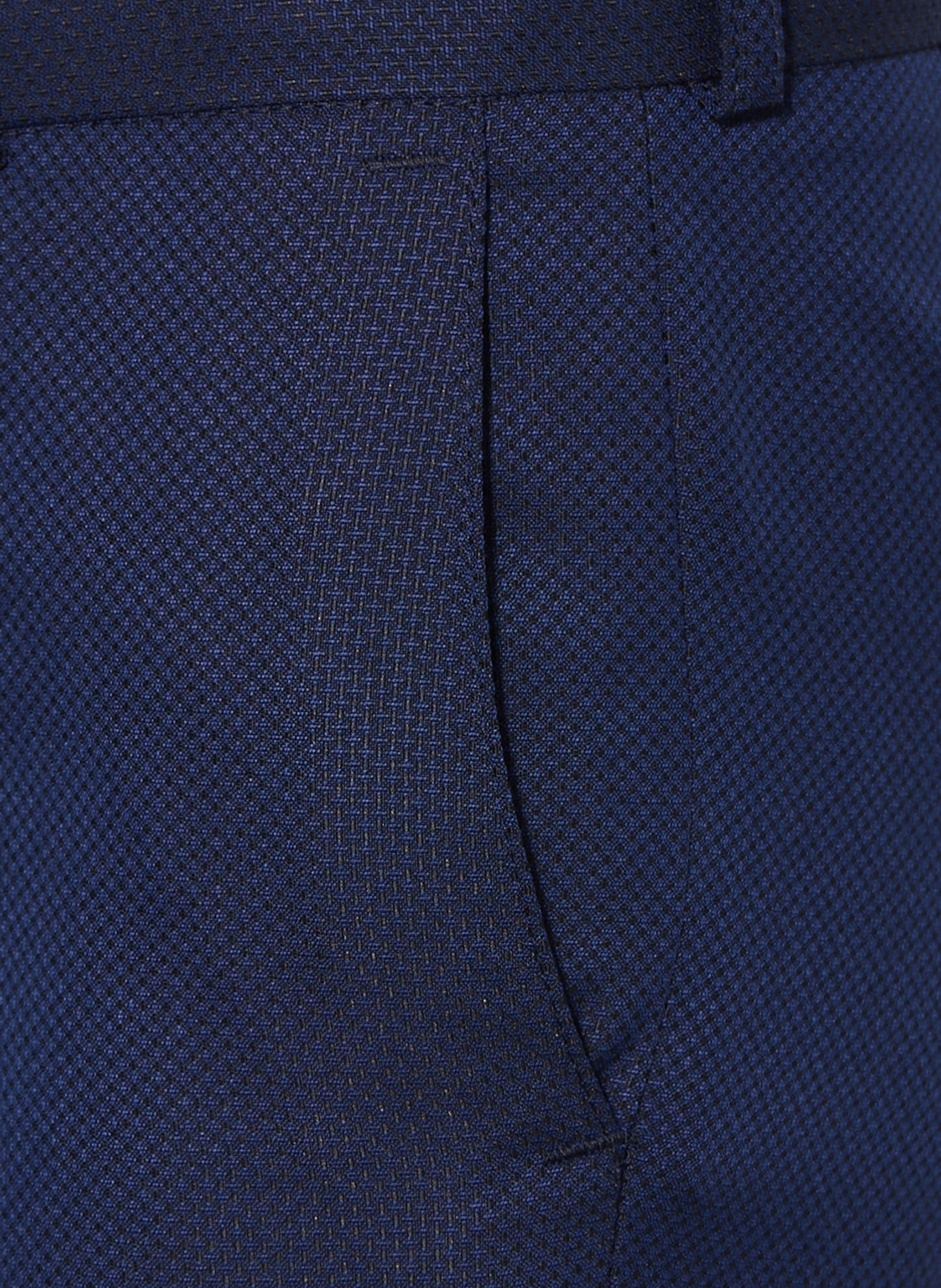 G.O.L. FINEST COLLECTION Spodnie garniturowe super slim fit, Kolor: NIEBIESKI (Obrazek 3)
