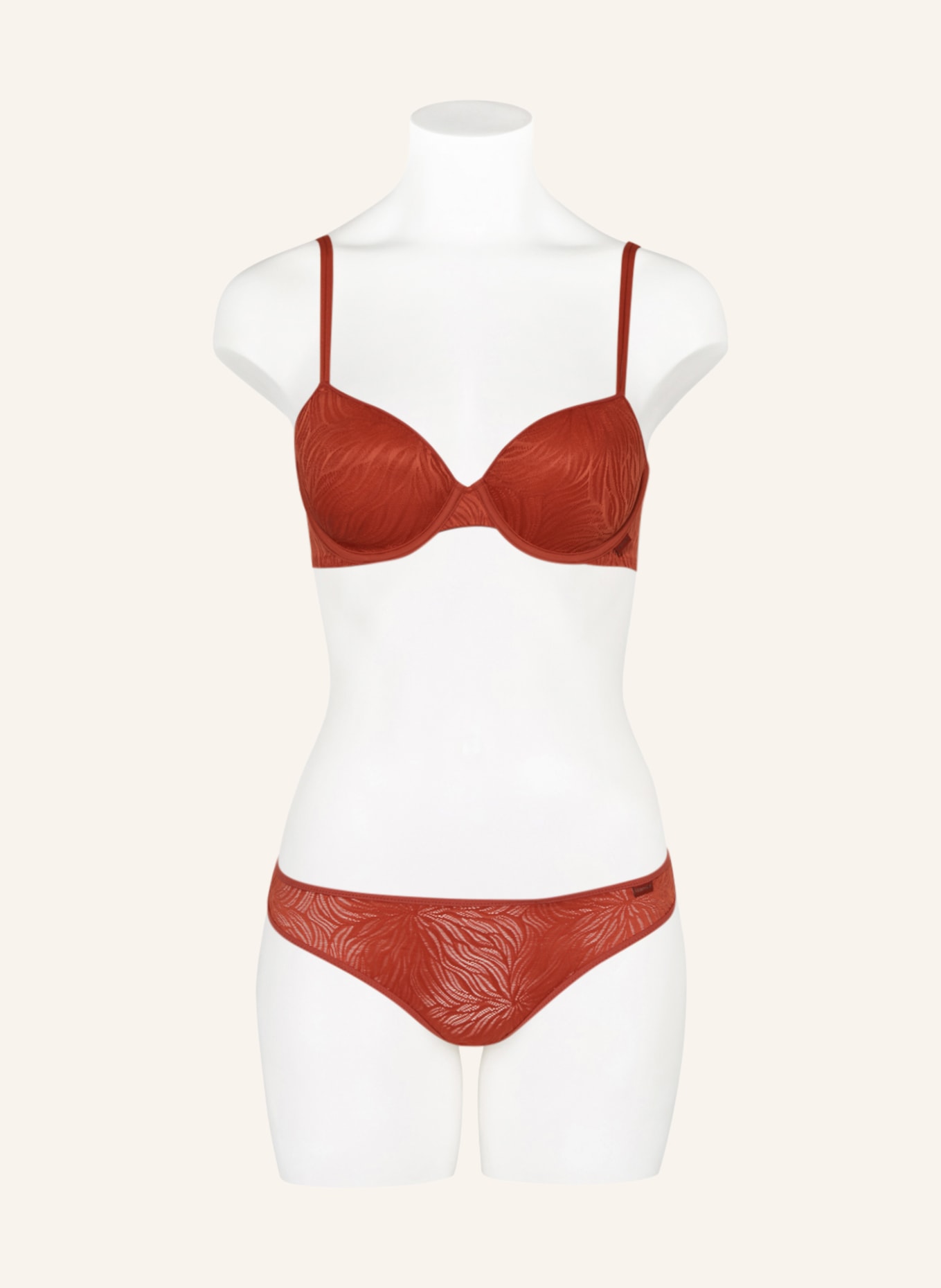 Calvin Klein String SHEER MARQUISETT: ROT