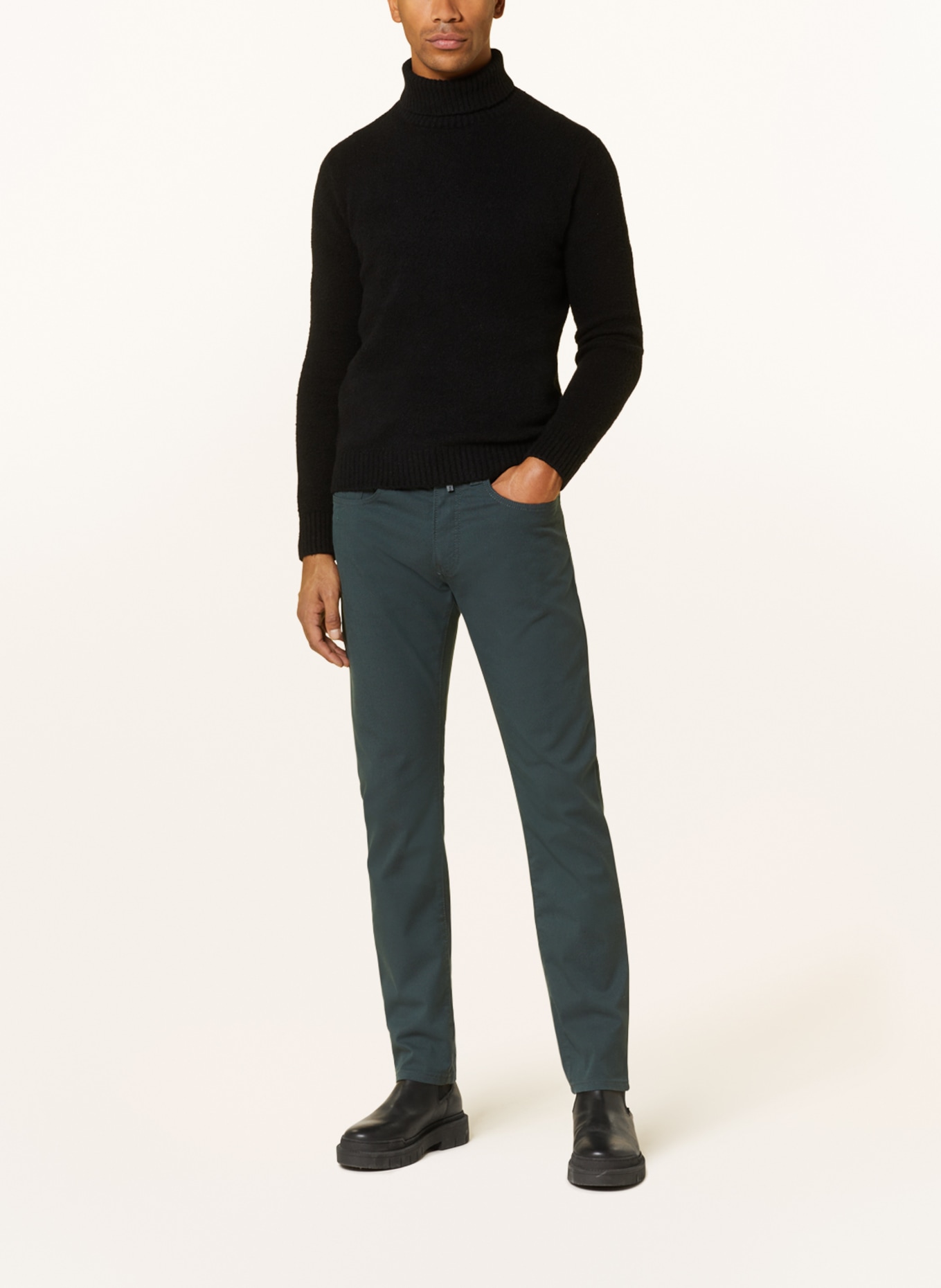 pierre cardin Chino LYON tapered fit, Color: TEAL (Image 2)