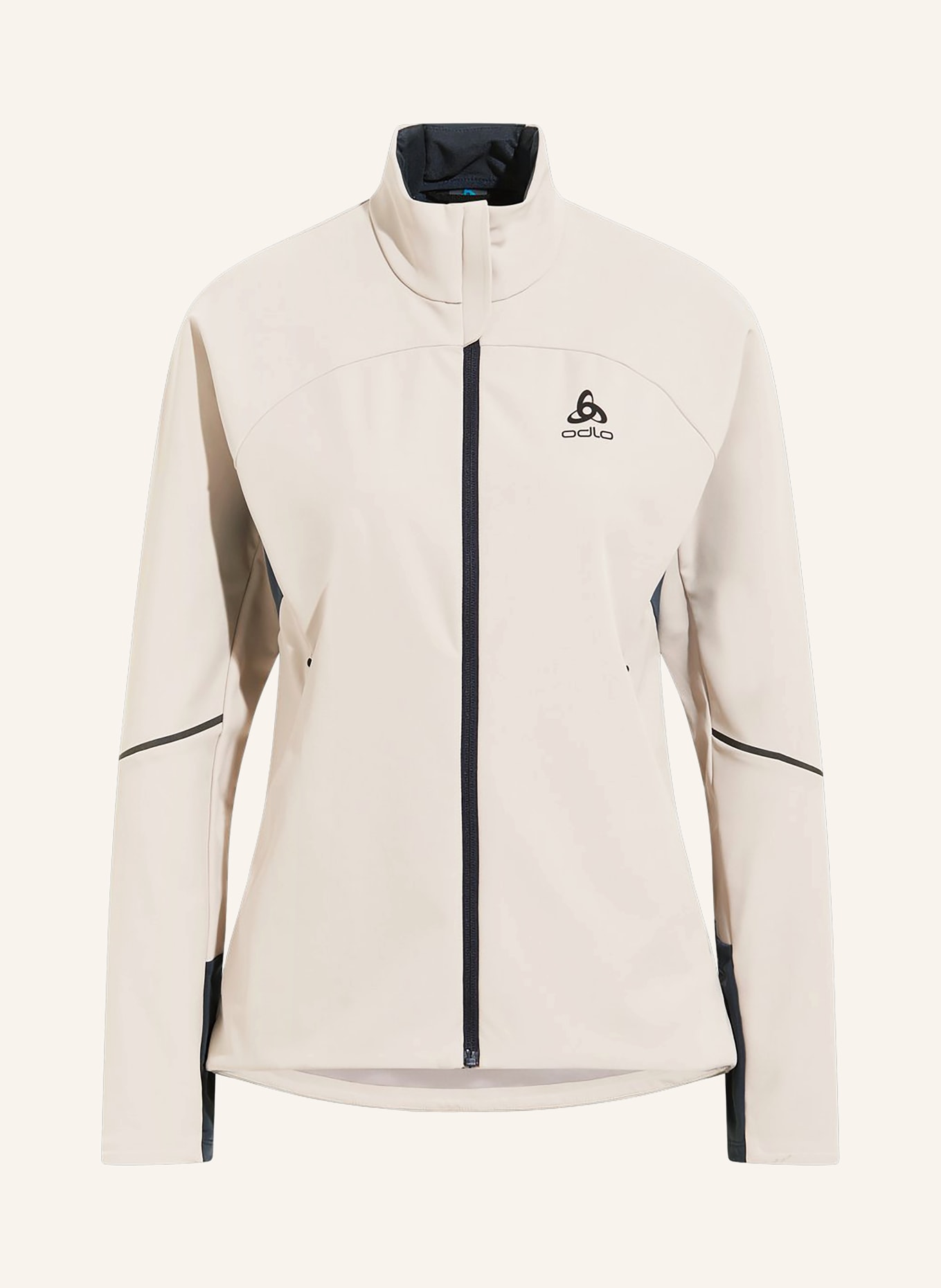 odlo Cross-country ski jacket ENGVIK with mesh, Color: CREAM (Image 1)