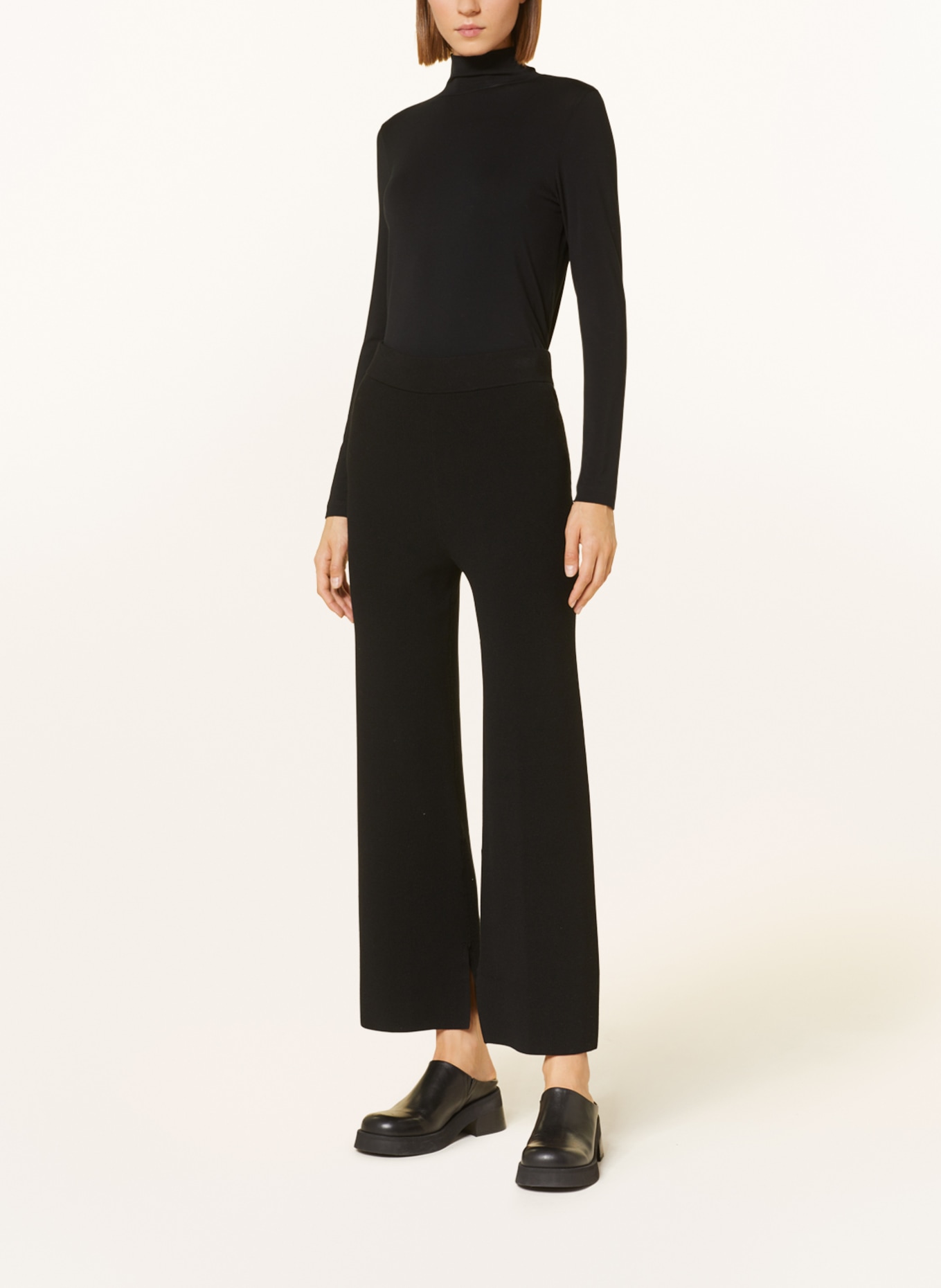 DRYKORN Knit trousers ZONEY, Color: BLACK (Image 2)