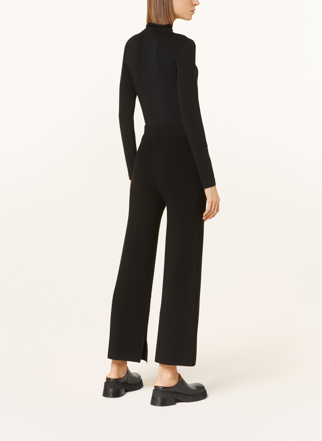 DRYKORN Knit trousers ZONEY, Color: BLACK (Image 3)