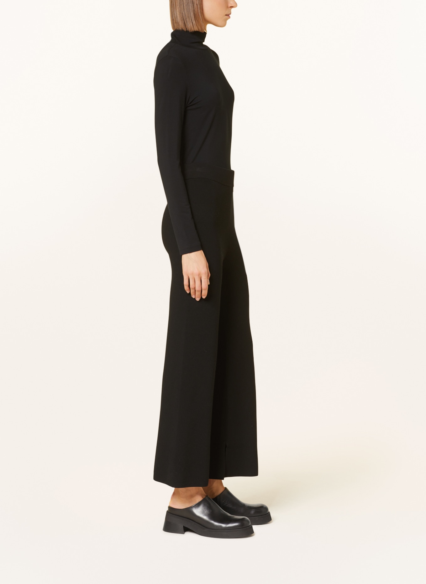 DRYKORN Knit trousers ZONEY, Color: BLACK (Image 4)