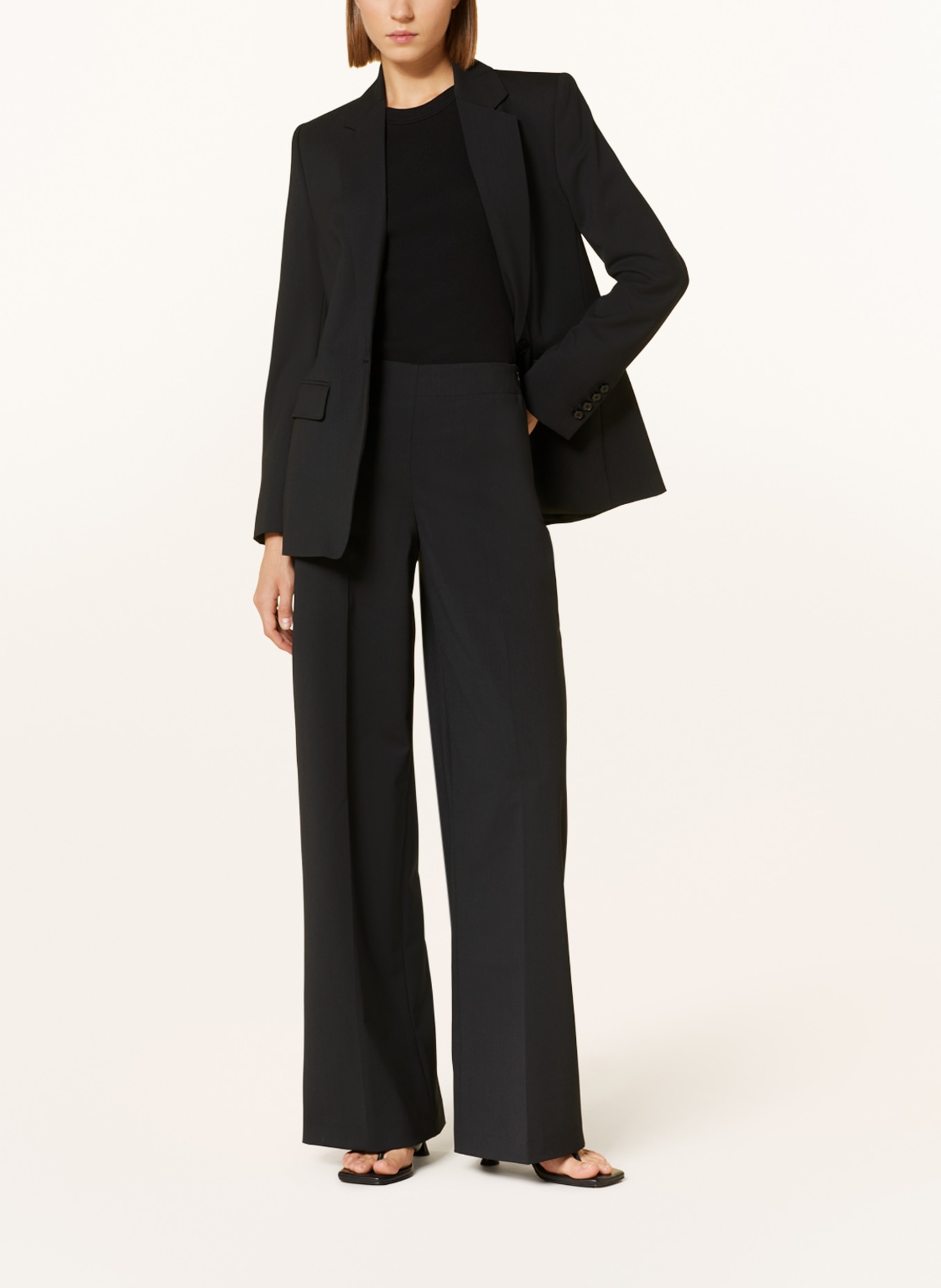 DRYKORN Wide leg trousers BEFORE , Color: BLACK (Image 2)