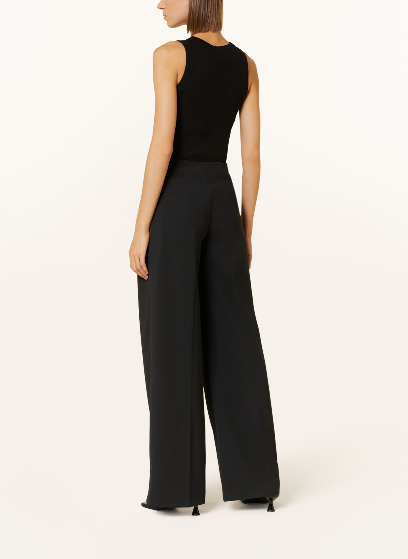DRYKORN Wide leg trousers BEFORE , Color: BLACK (Image 3)