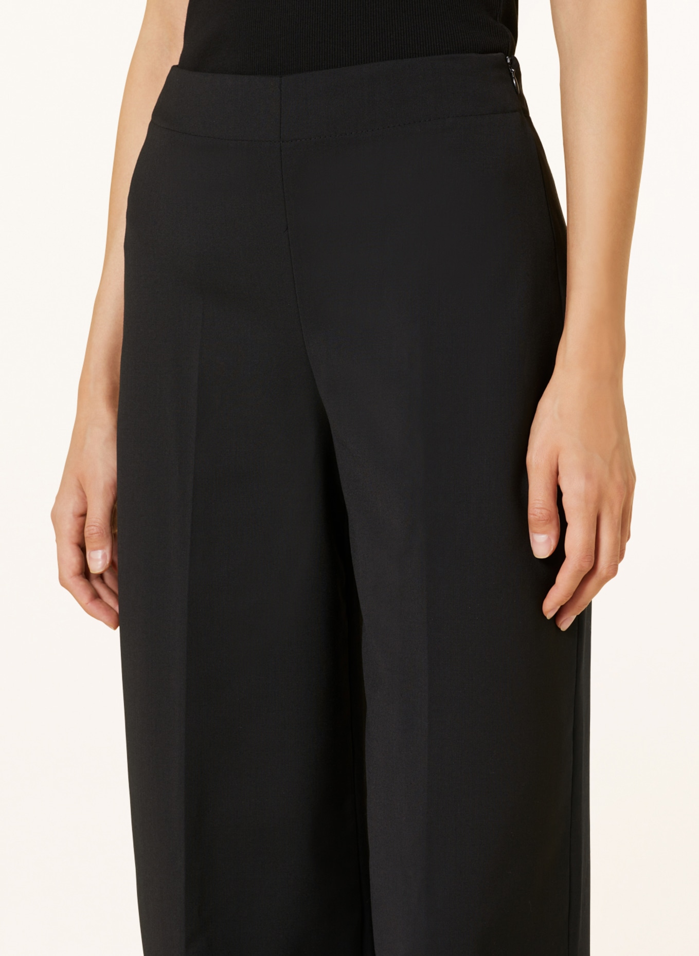 DRYKORN Wide leg trousers BEFORE , Color: BLACK (Image 5)