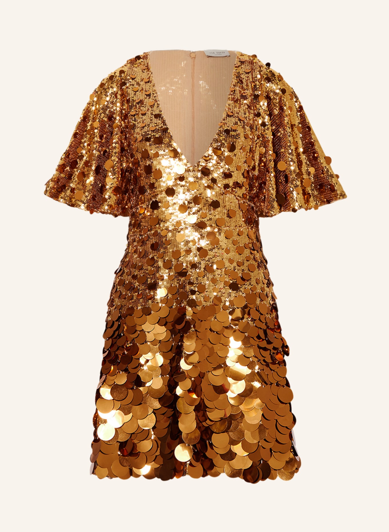 TED BAKER Kleid ESTELLI aus Pailletten, Farbe: COGNAC (Bild 1)