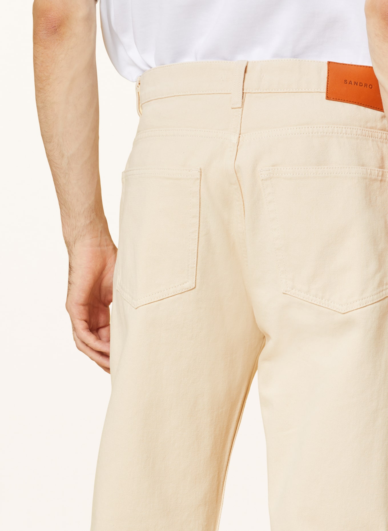 SANDRO Jeans Regular Fit, Farbe: 11 ECRU (Bild 5)