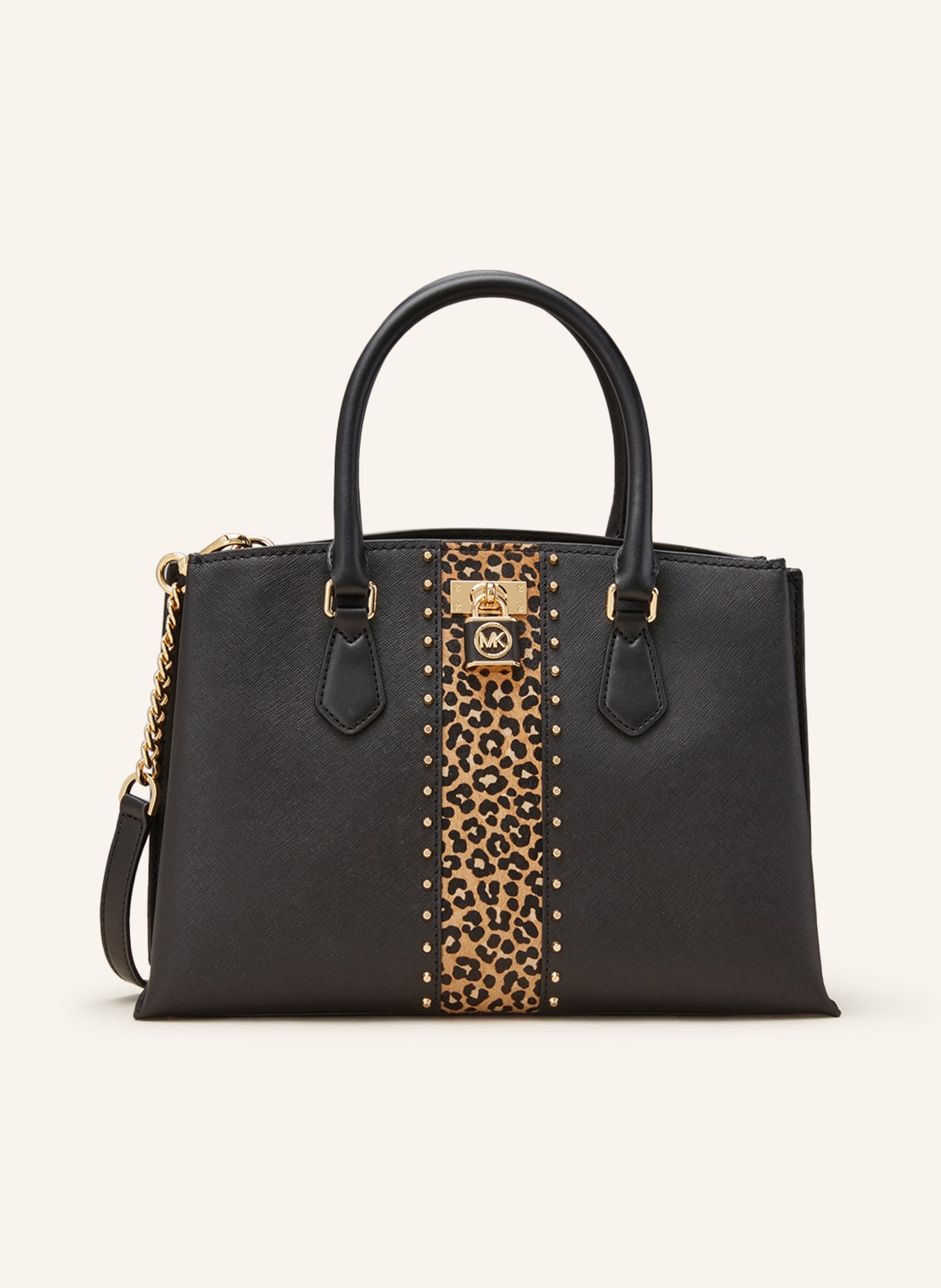 MICHAEL KORS Saffiano handbag RUBY, Color: 987 BLACK MULTI (Image 1)