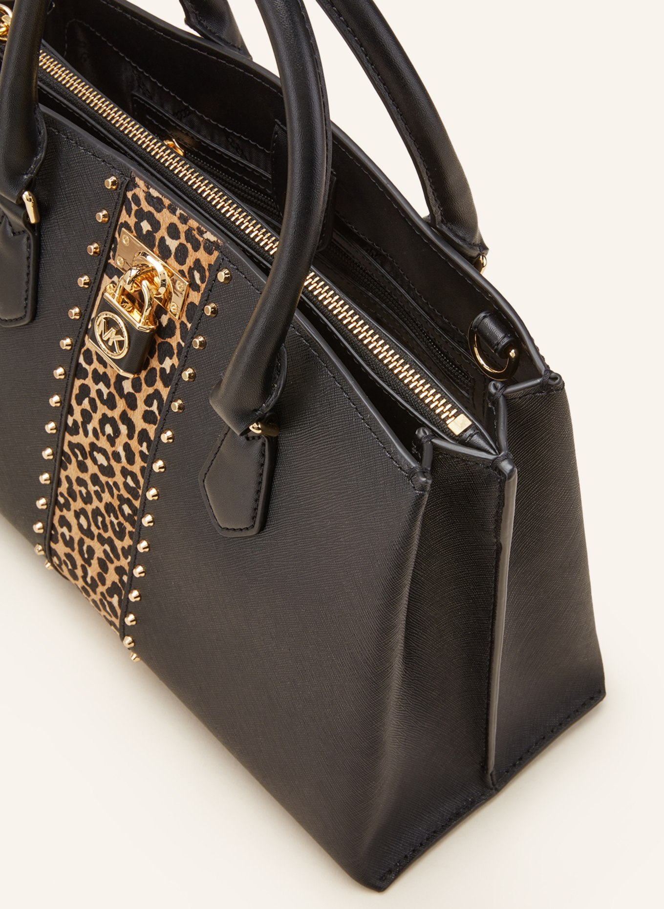 MICHAEL KORS Saffiano handbag RUBY, Color: 987 BLACK MULTI (Image 3)