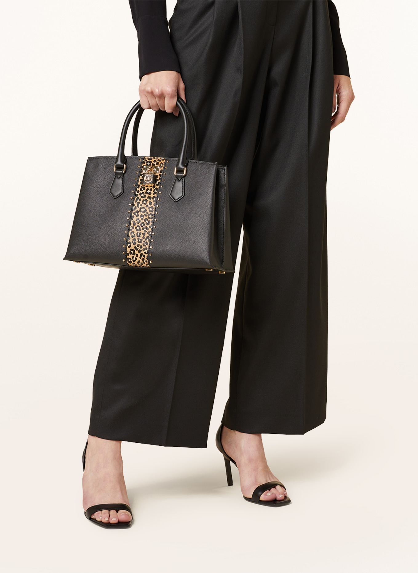 MICHAEL KORS Saffiano handbag RUBY, Color: 987 BLACK MULTI (Image 4)