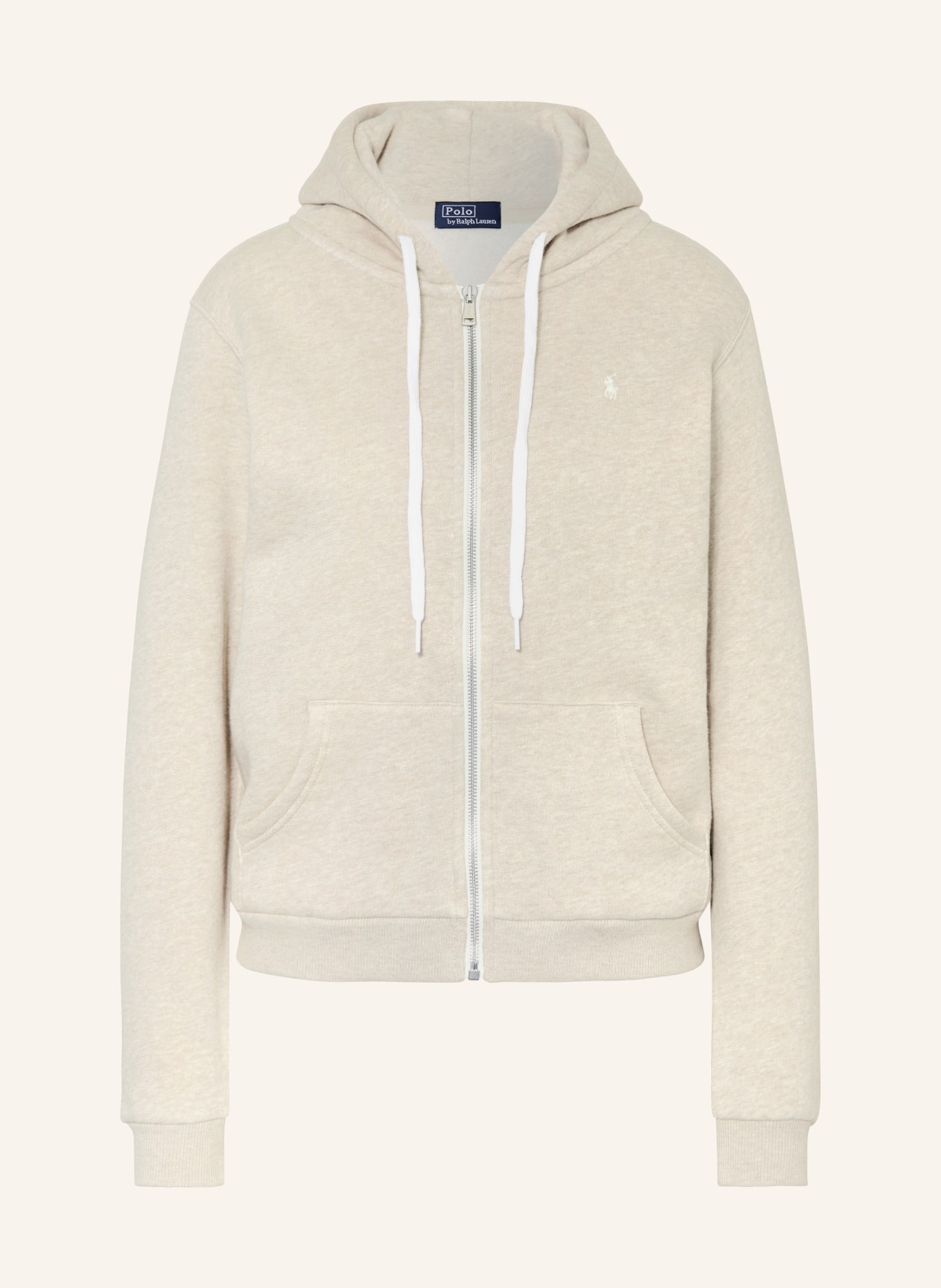 POLO RALPH LAUREN Sweat jacket in cream