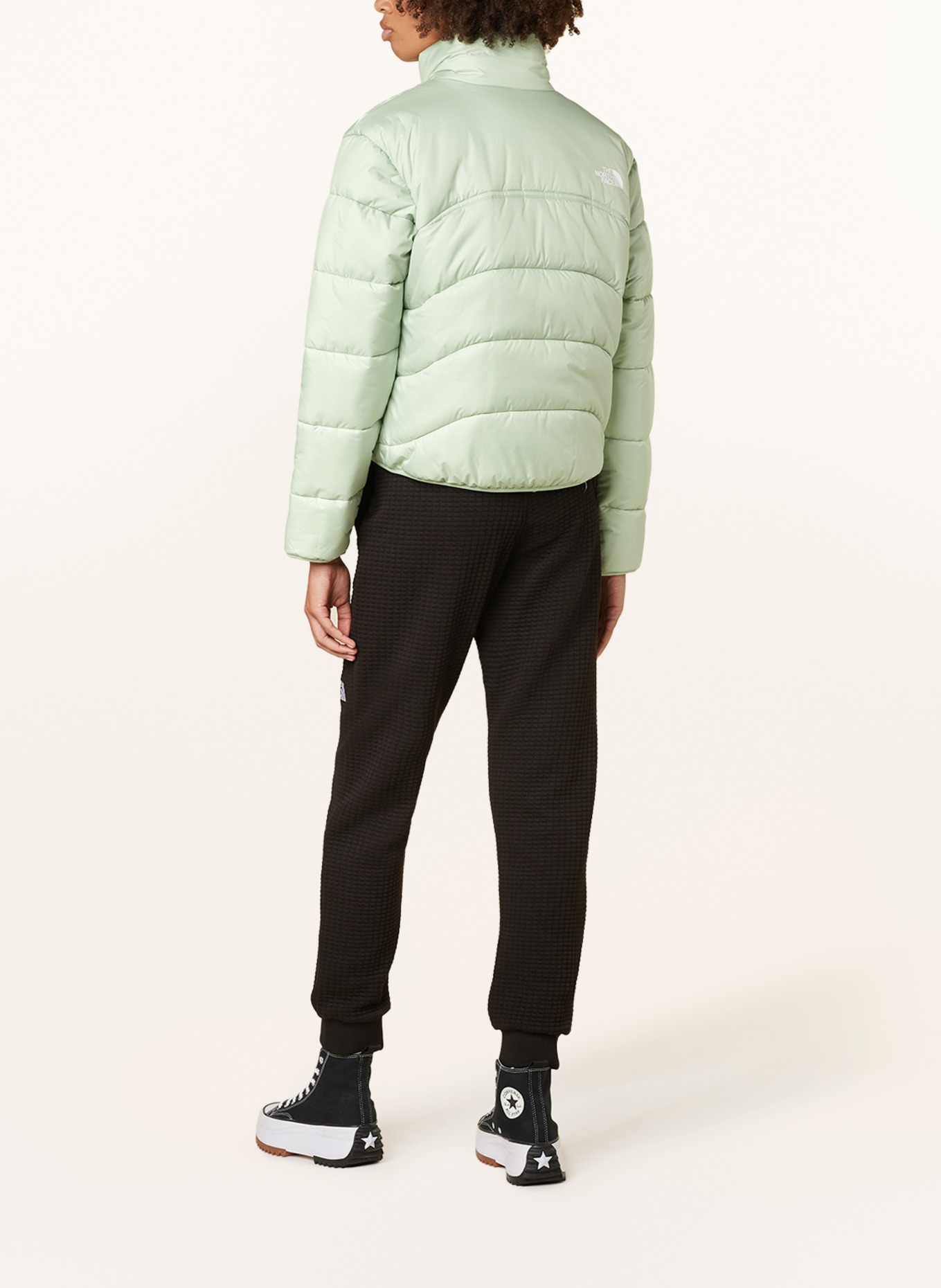 THE NORTH FACE Quilted jacket, Color: LIGHT GREEN (Image 3)