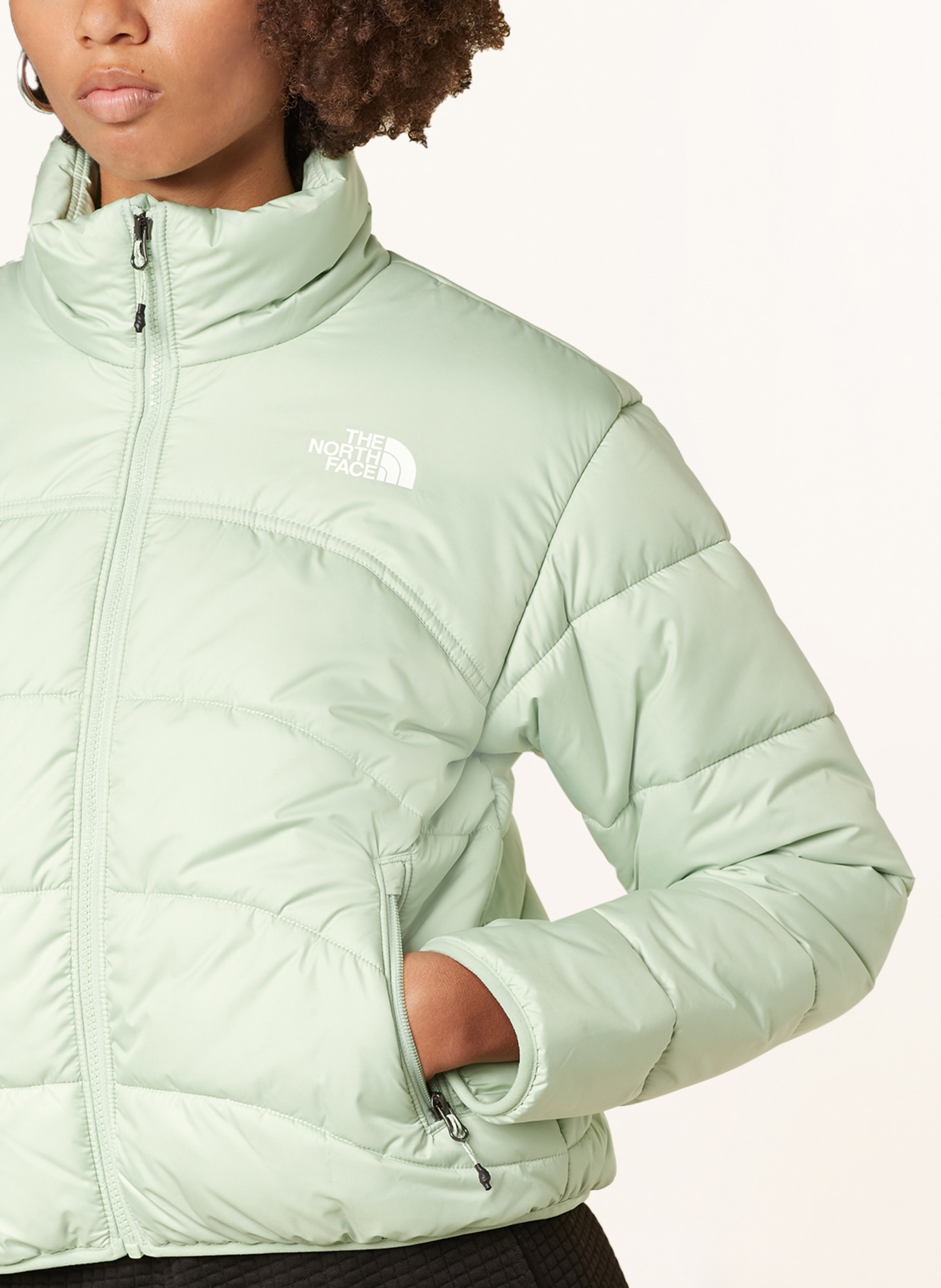 THE NORTH FACE Quilted jacket, Color: LIGHT GREEN (Image 4)