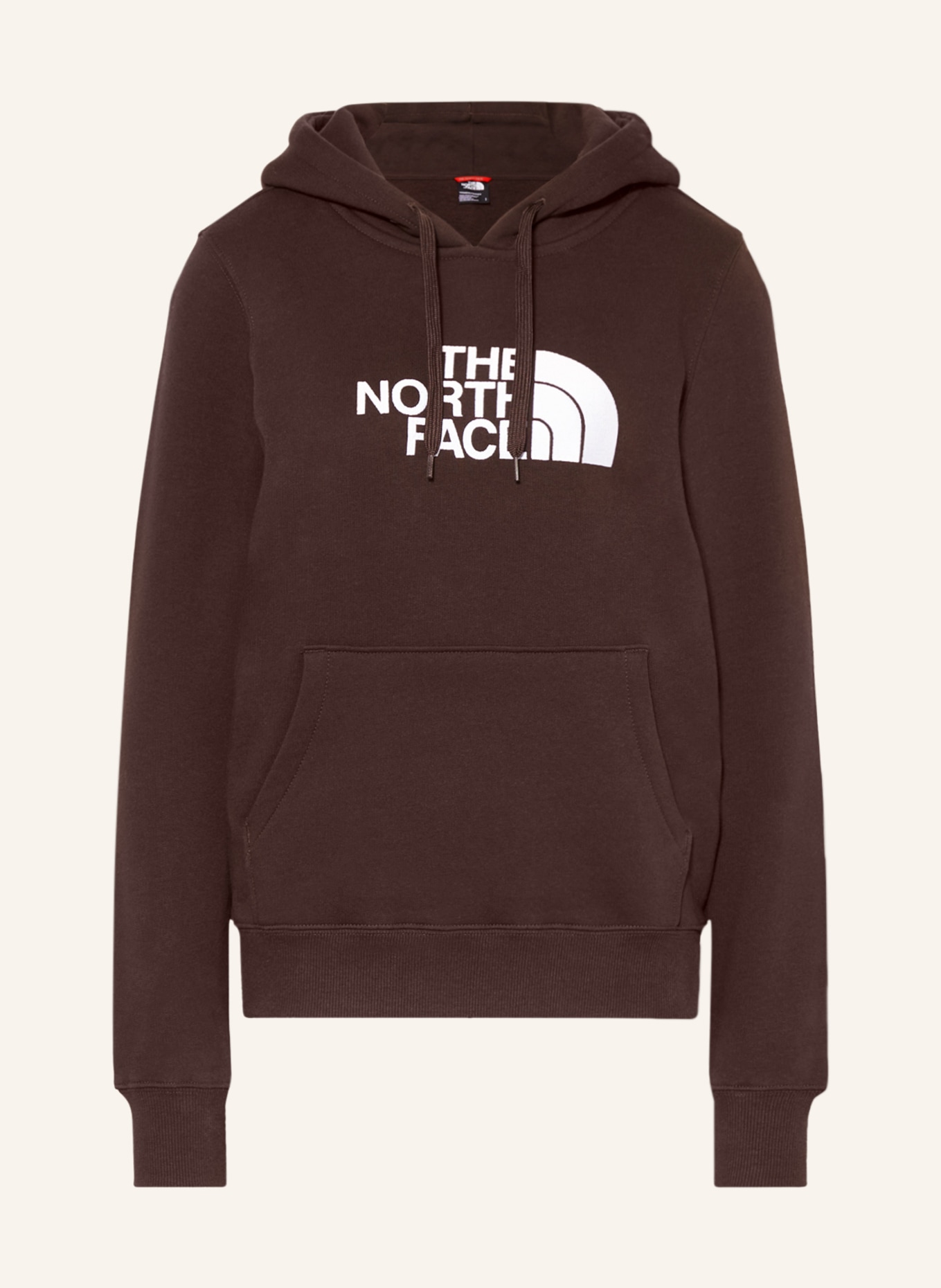 THE NORTH FACE Hoodie DREW, Color: BROWN/ LIGHT GRAY (Image 1)