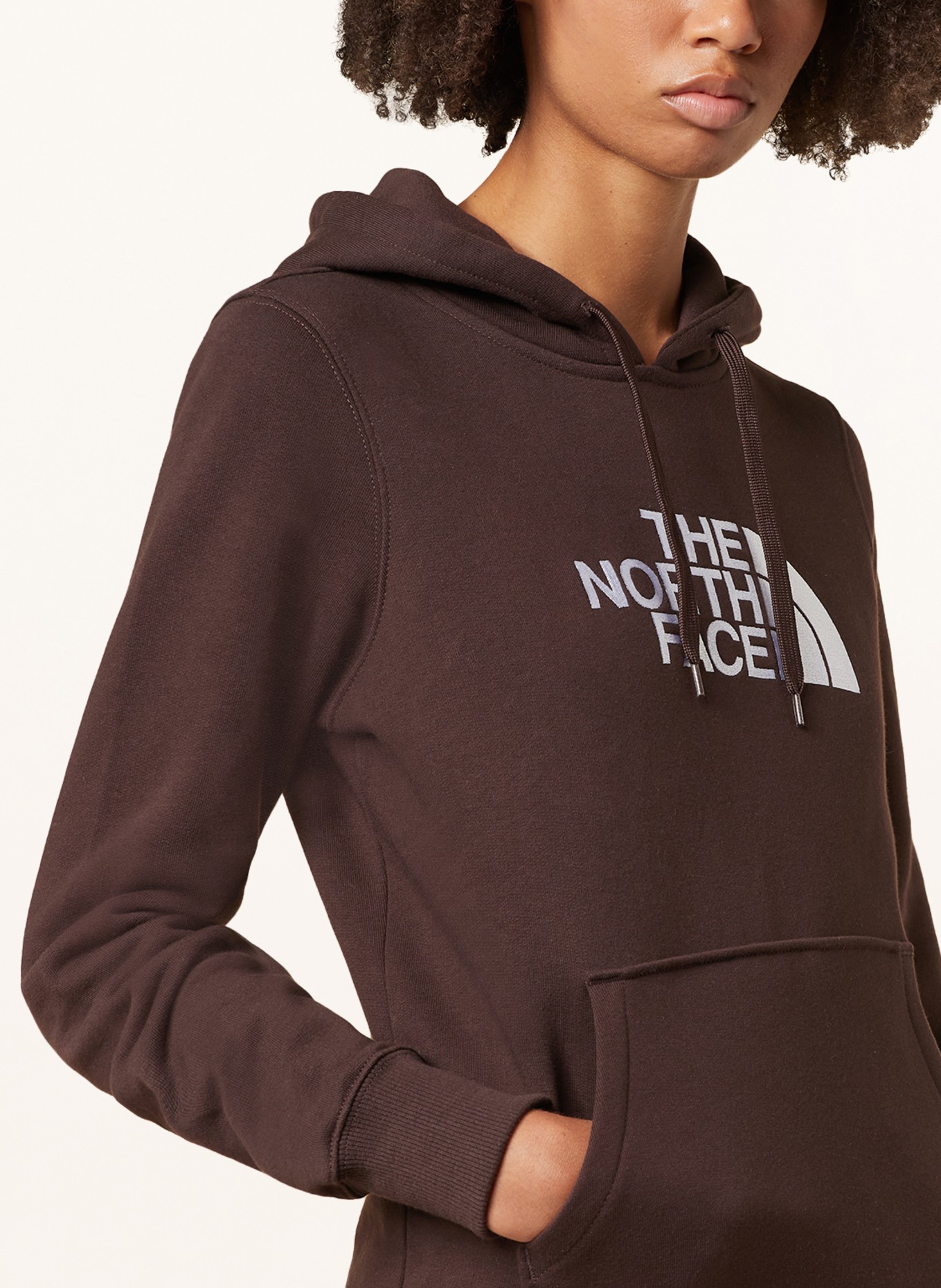 THE NORTH FACE Hoodie DREW, Color: BROWN/ LIGHT GRAY (Image 5)