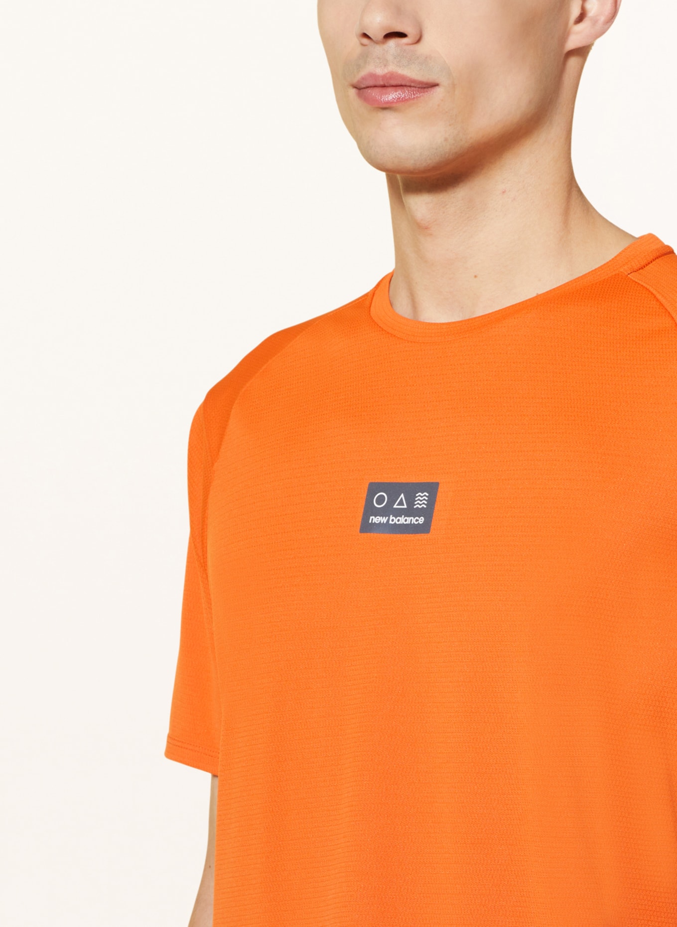 new balance Running shirt IMPACT RUN AT N-VENT, Color: ORANGE (Image 4)