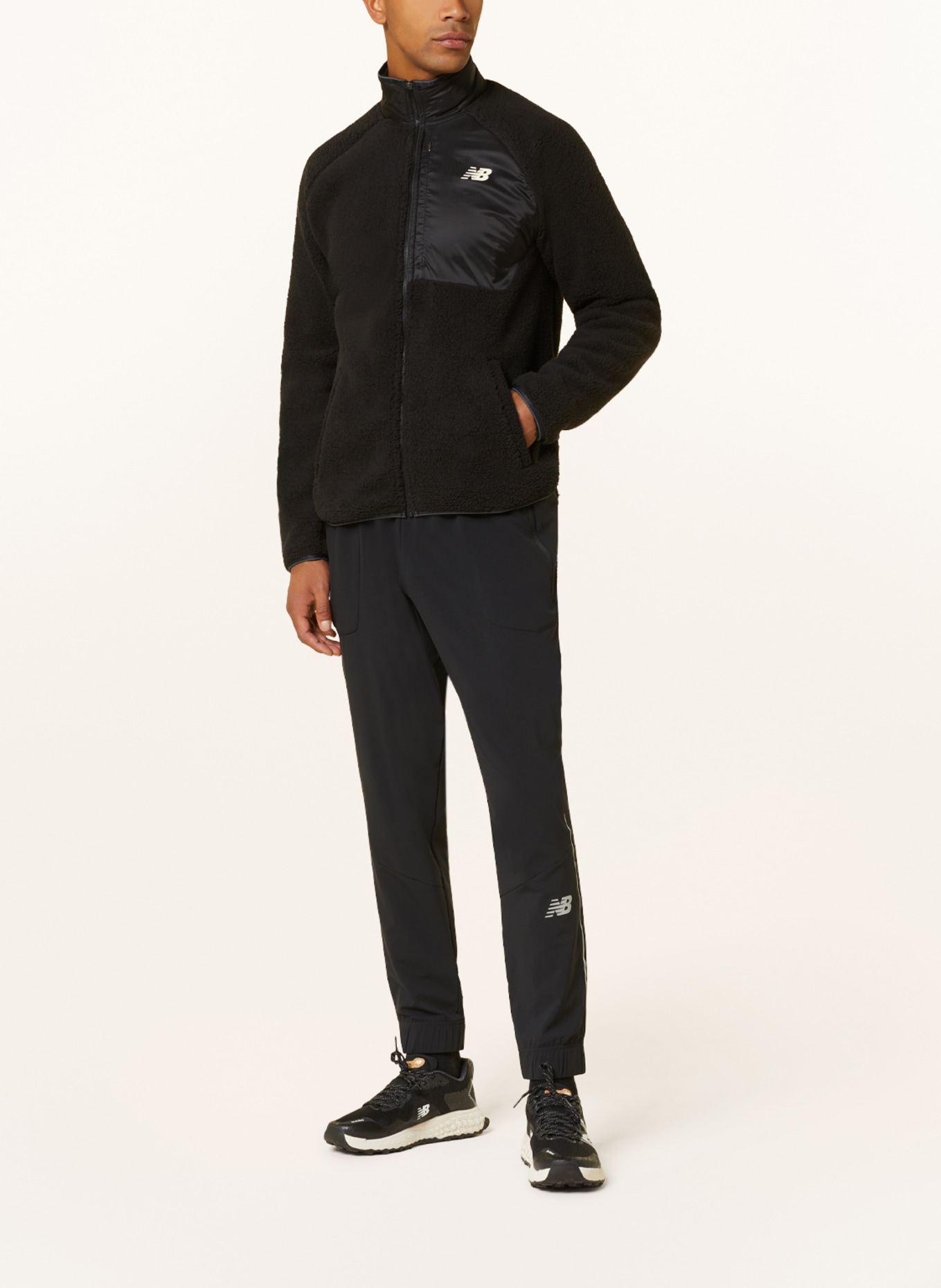 new balance Running jacket SPEED SHERPA, Color: BLACK (Image 2)